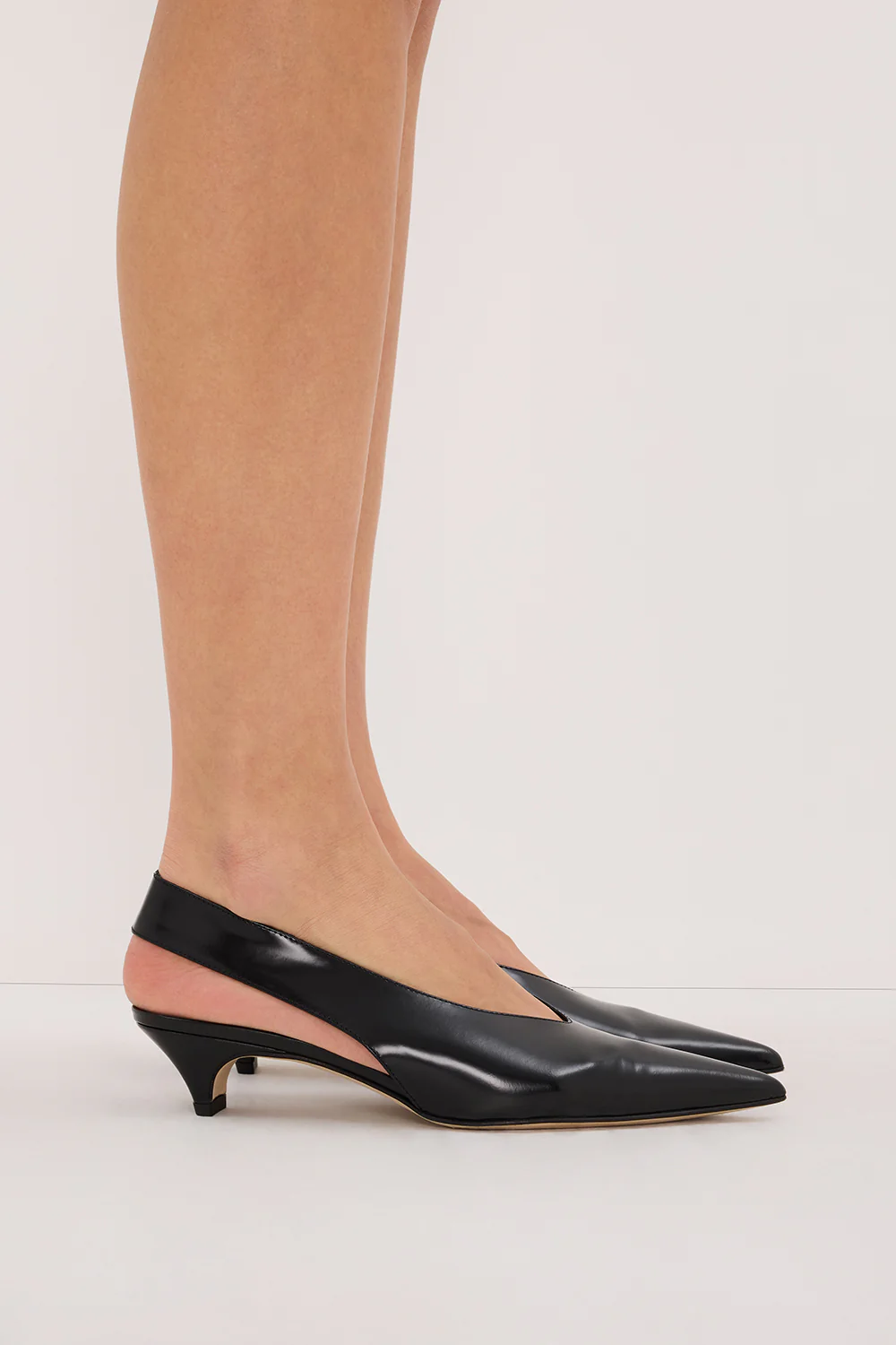 DOF STUDIOS TORY BLACK NAPPA HEEL - Image 2