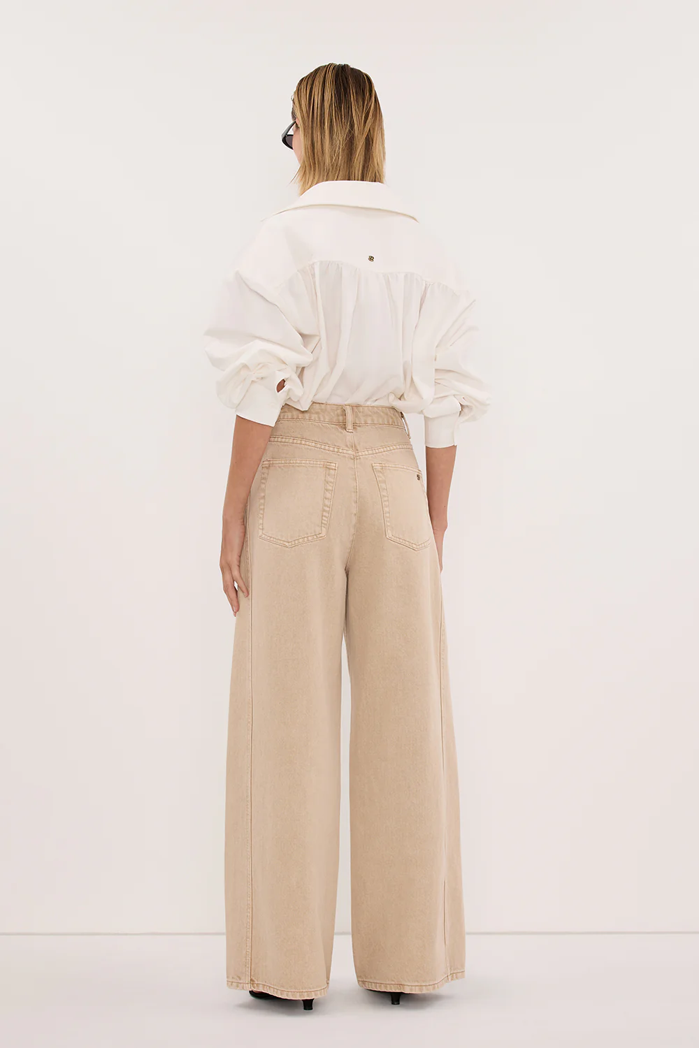 DREW BUFF WIDE LEG DENIM JEAN - Image 5
