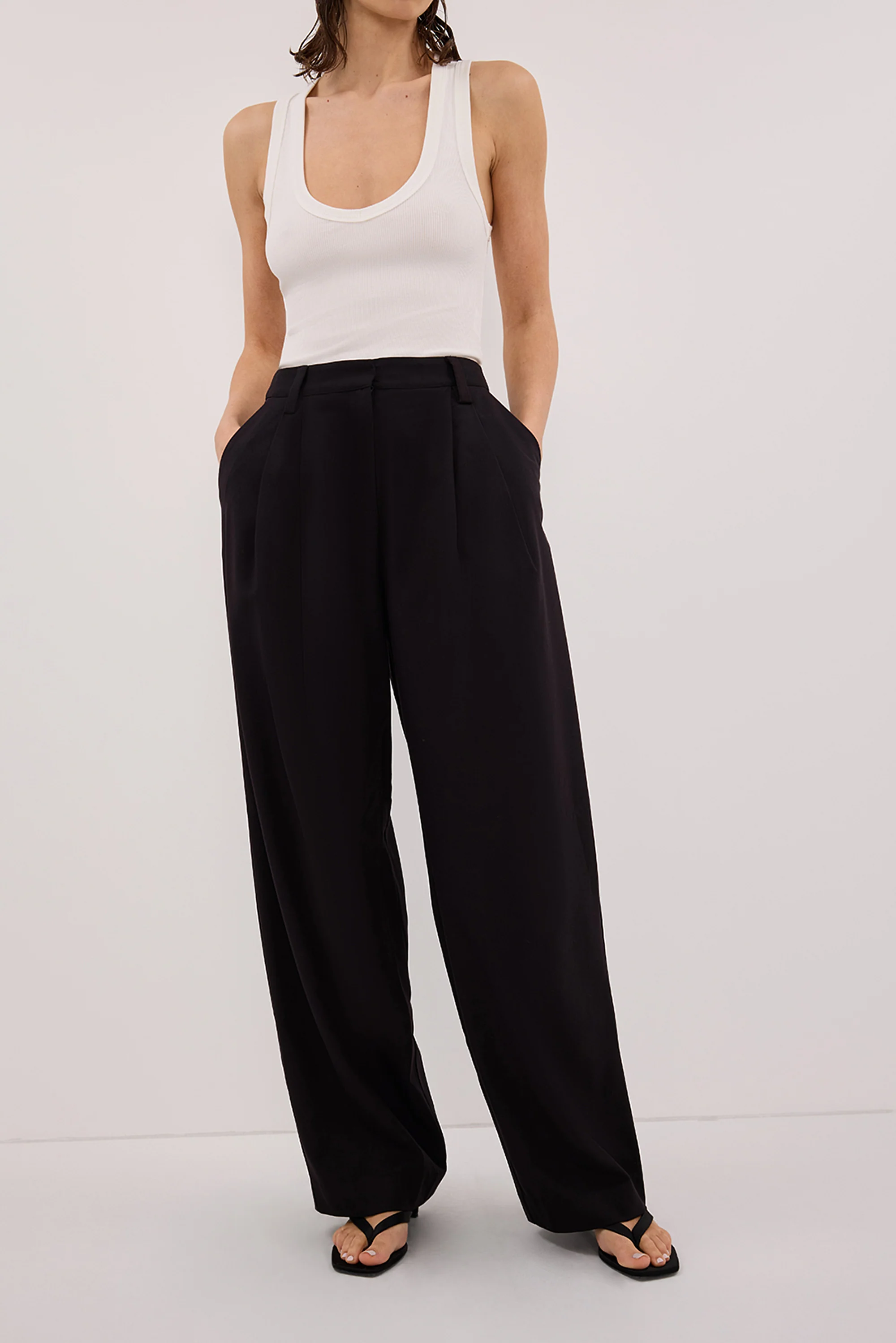 EDEN BLACK TAILORED PANT - Image 3