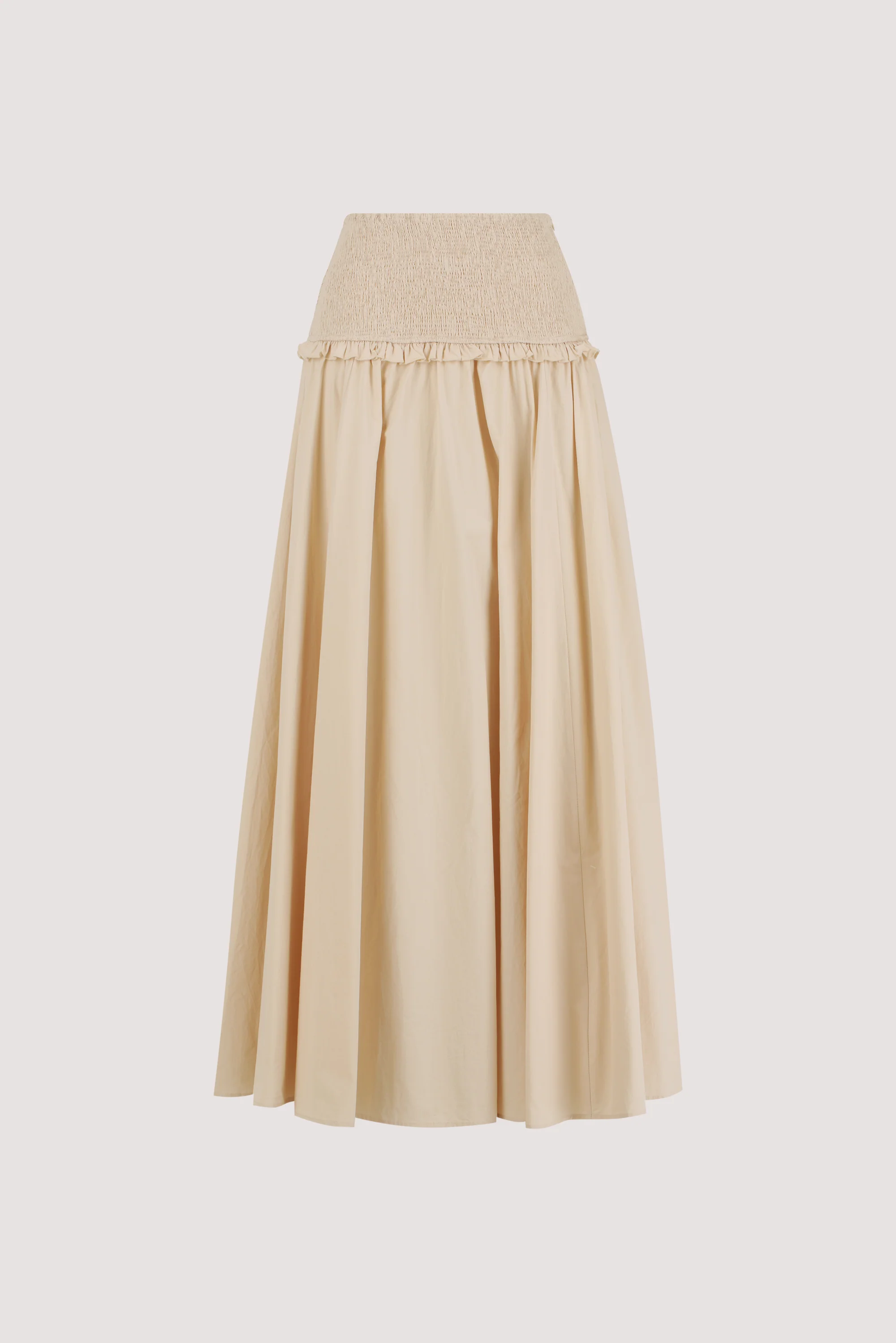 EDIE STONE COTTON MIDI SKIRT - Image 6