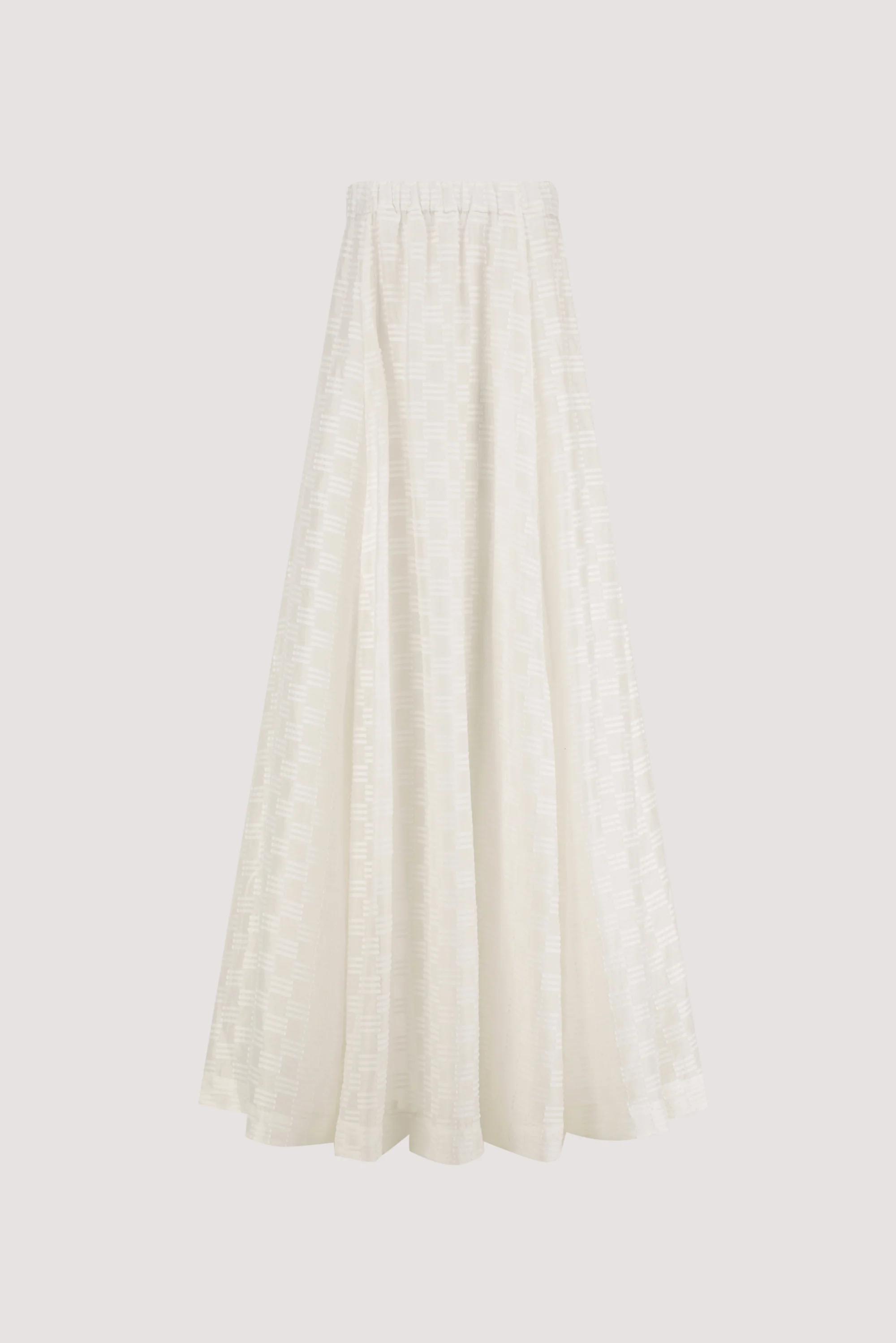 ELBA WHITE SHEER STRAPLESS MIDI DRESS - Image 7