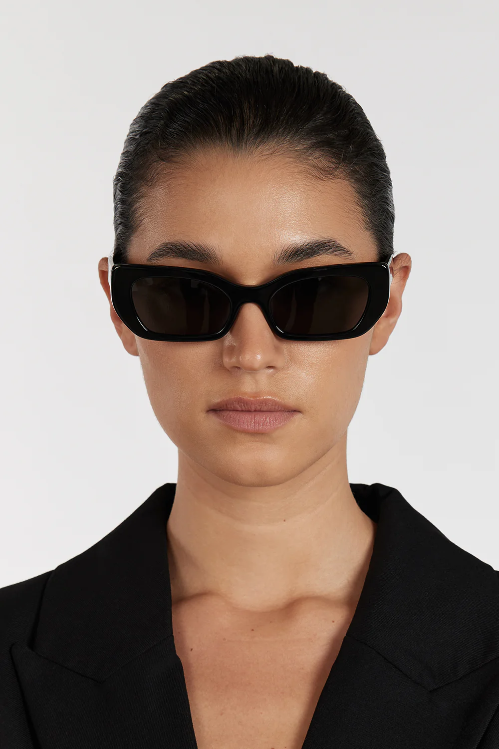ELISA JOHNSON COOKIE IN GLOSS BLACK SUNGLASSES - Image 2