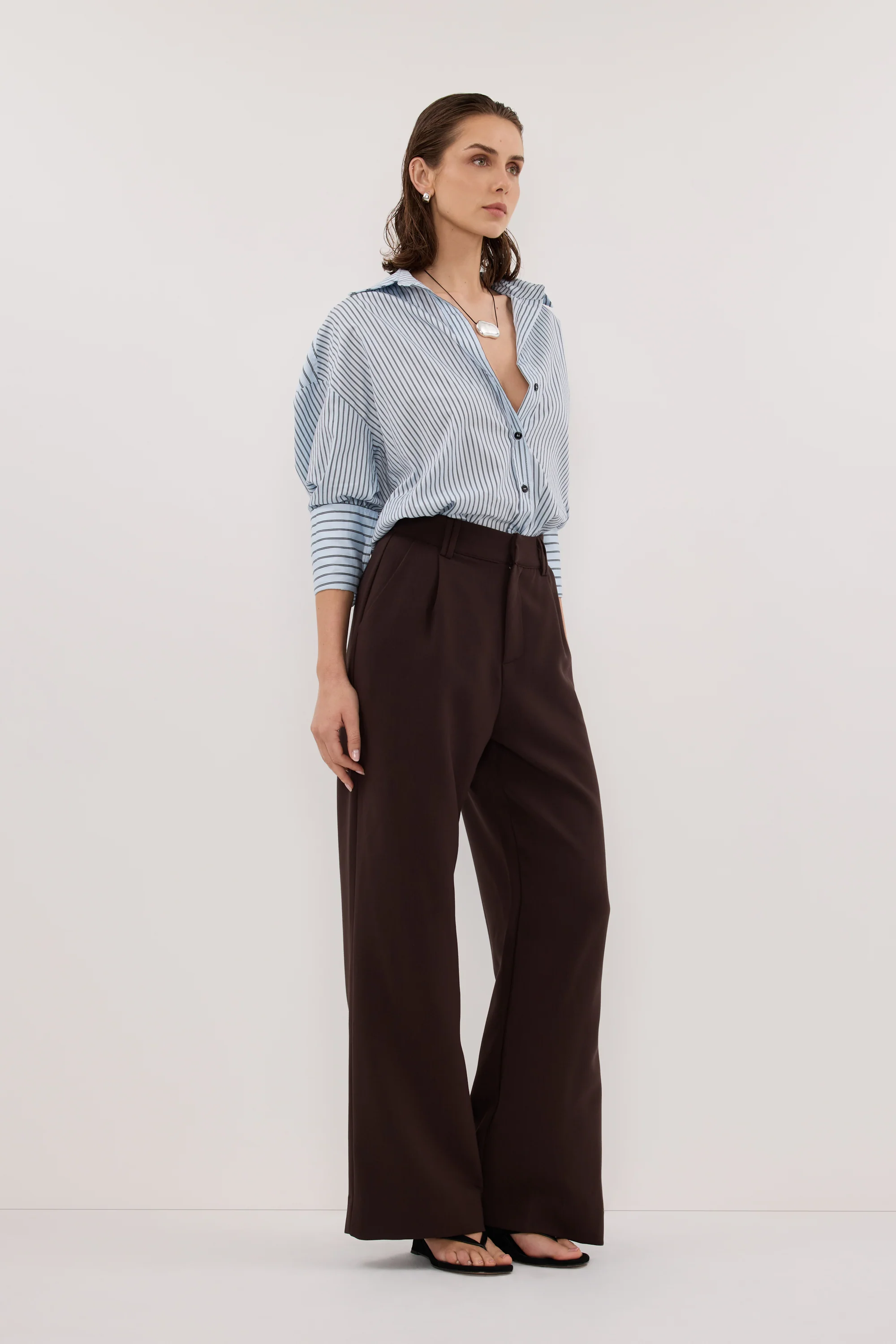 ELLE DARK CHOCOLATE PANT - Image 3