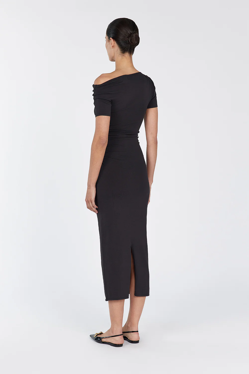 ENZO BITTER CHOC MIDI DRESS - Image 4