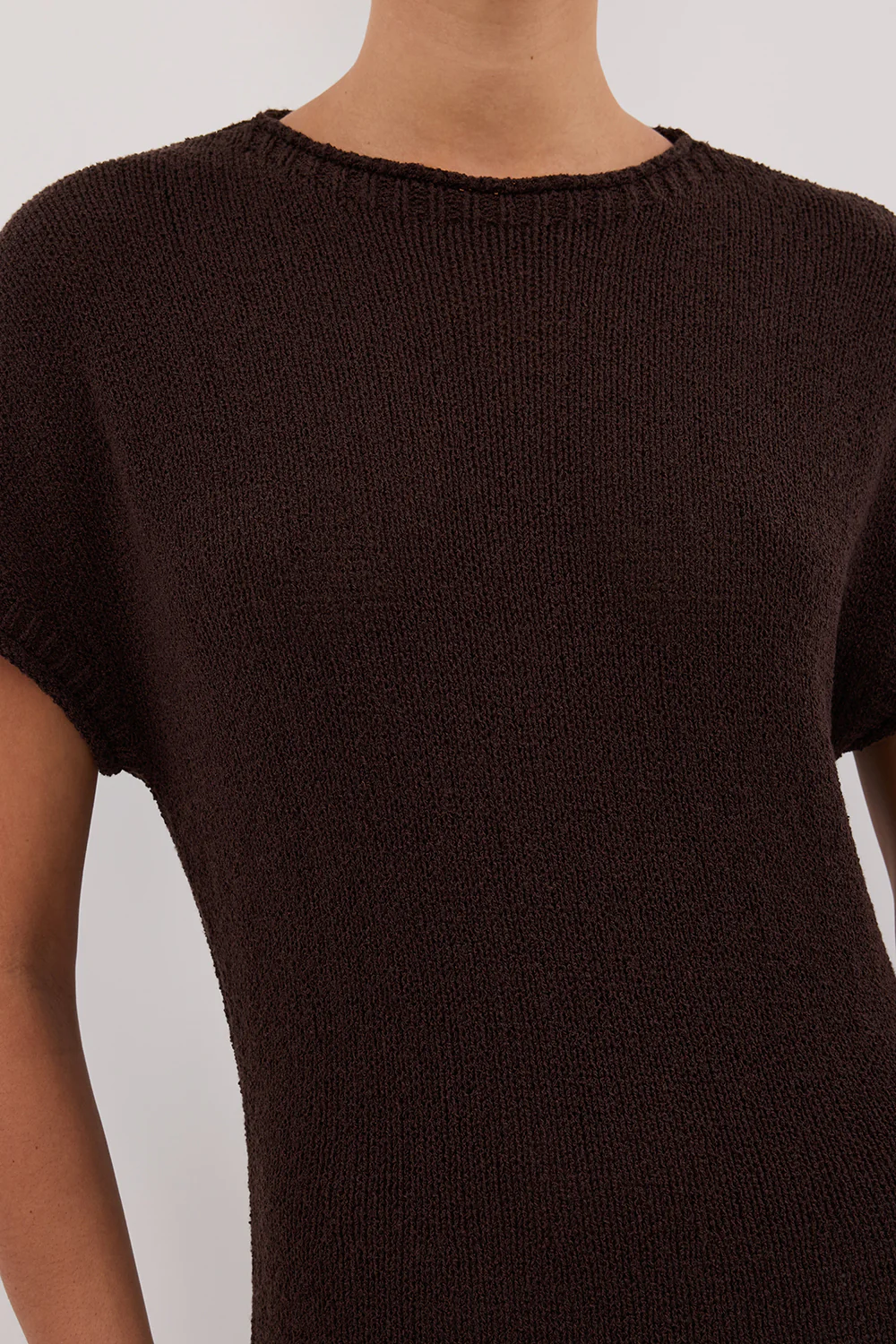 ERIN CHOC KNIT MAXI DRESS - Image 5