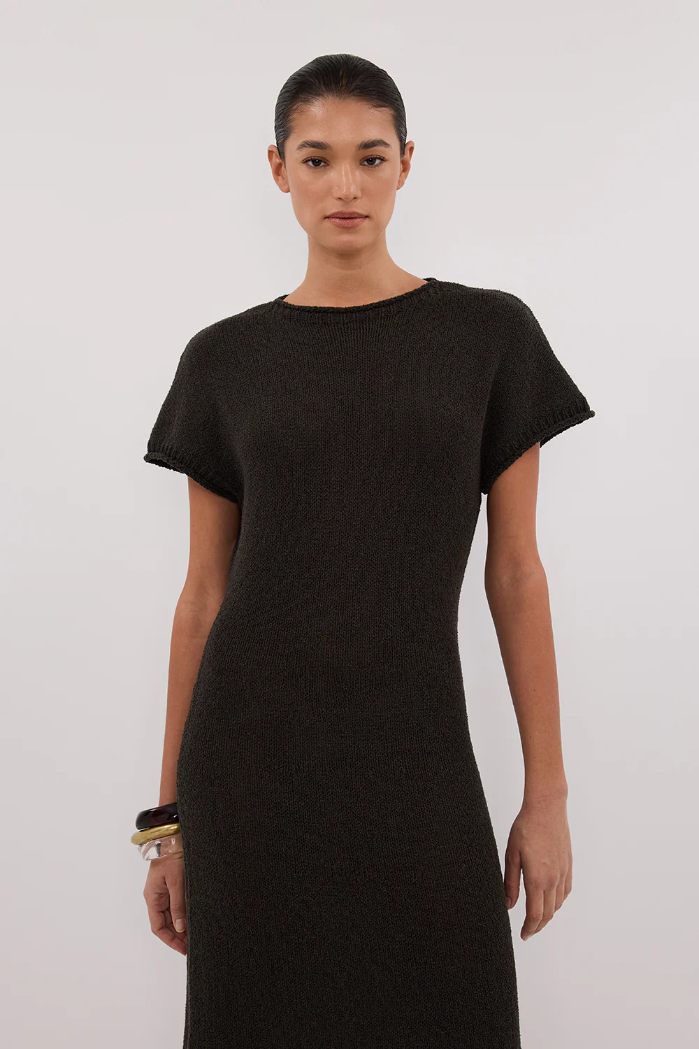 ERIN PETROL KNIT MAXI DRESS - Image 6