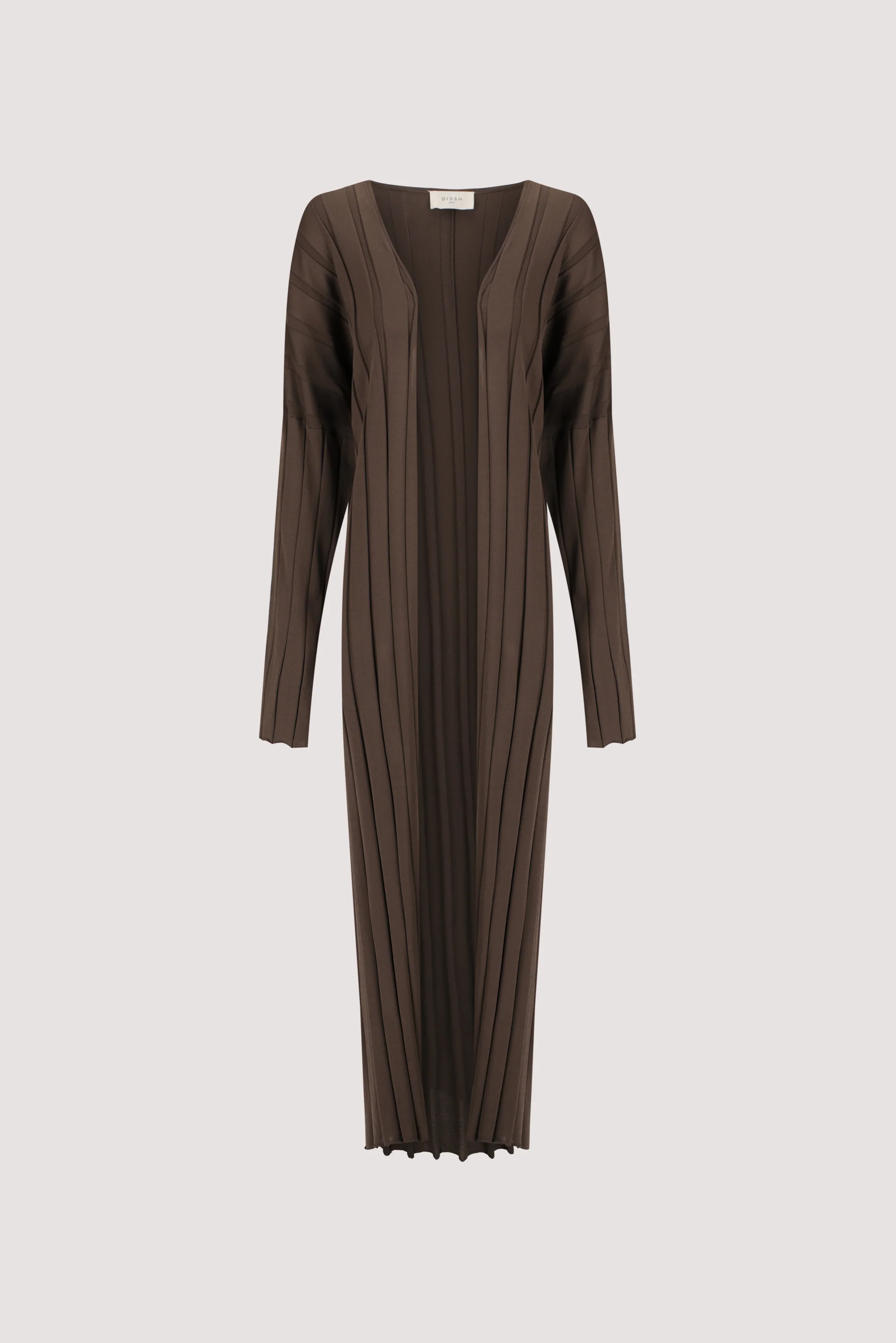 EVE DARK OLIVE KNIT MIDI CARDIGAN - Image 6