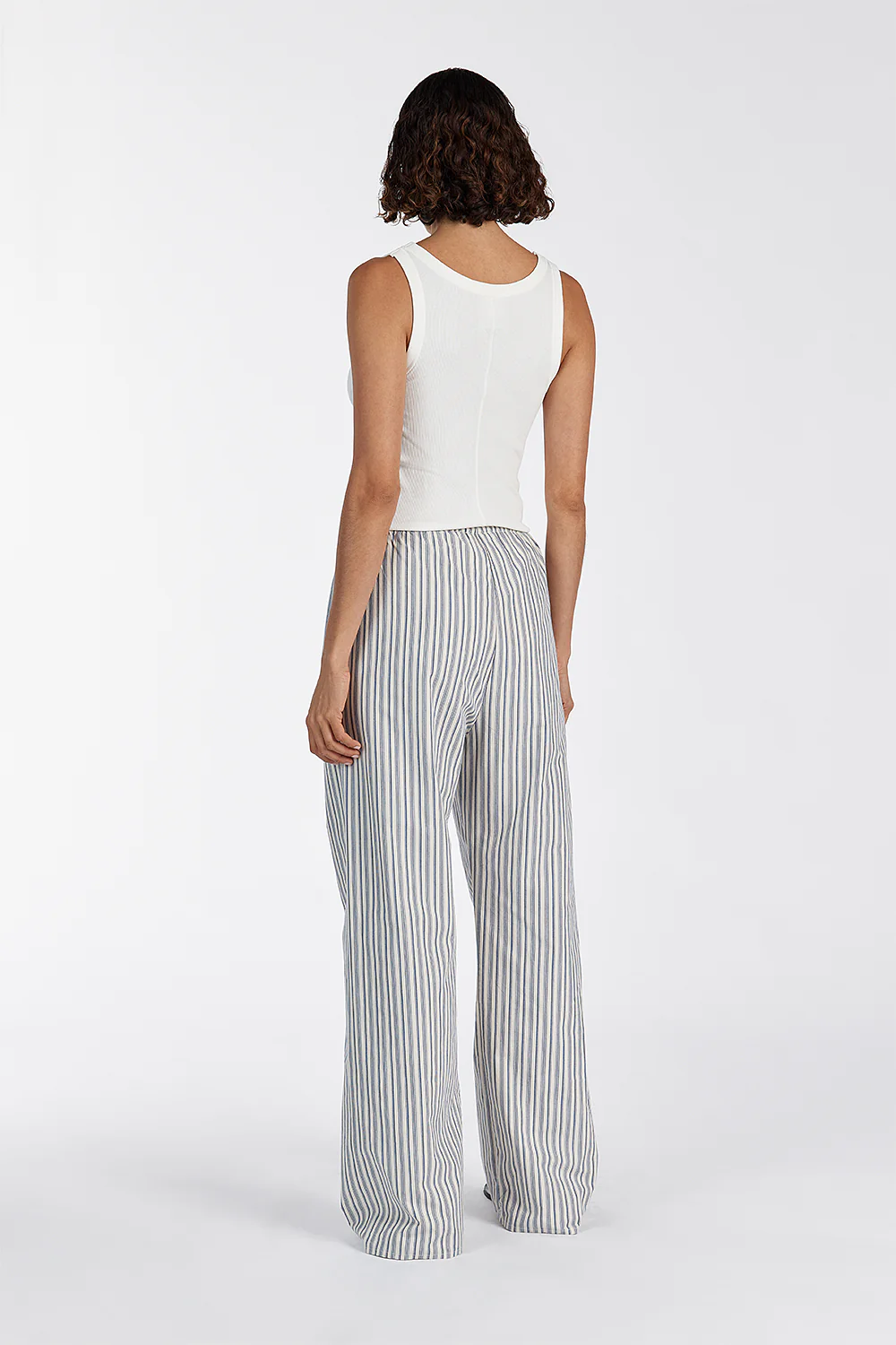 EZRA BLUE STRIPE DRAWSTRING PANT - Image 6