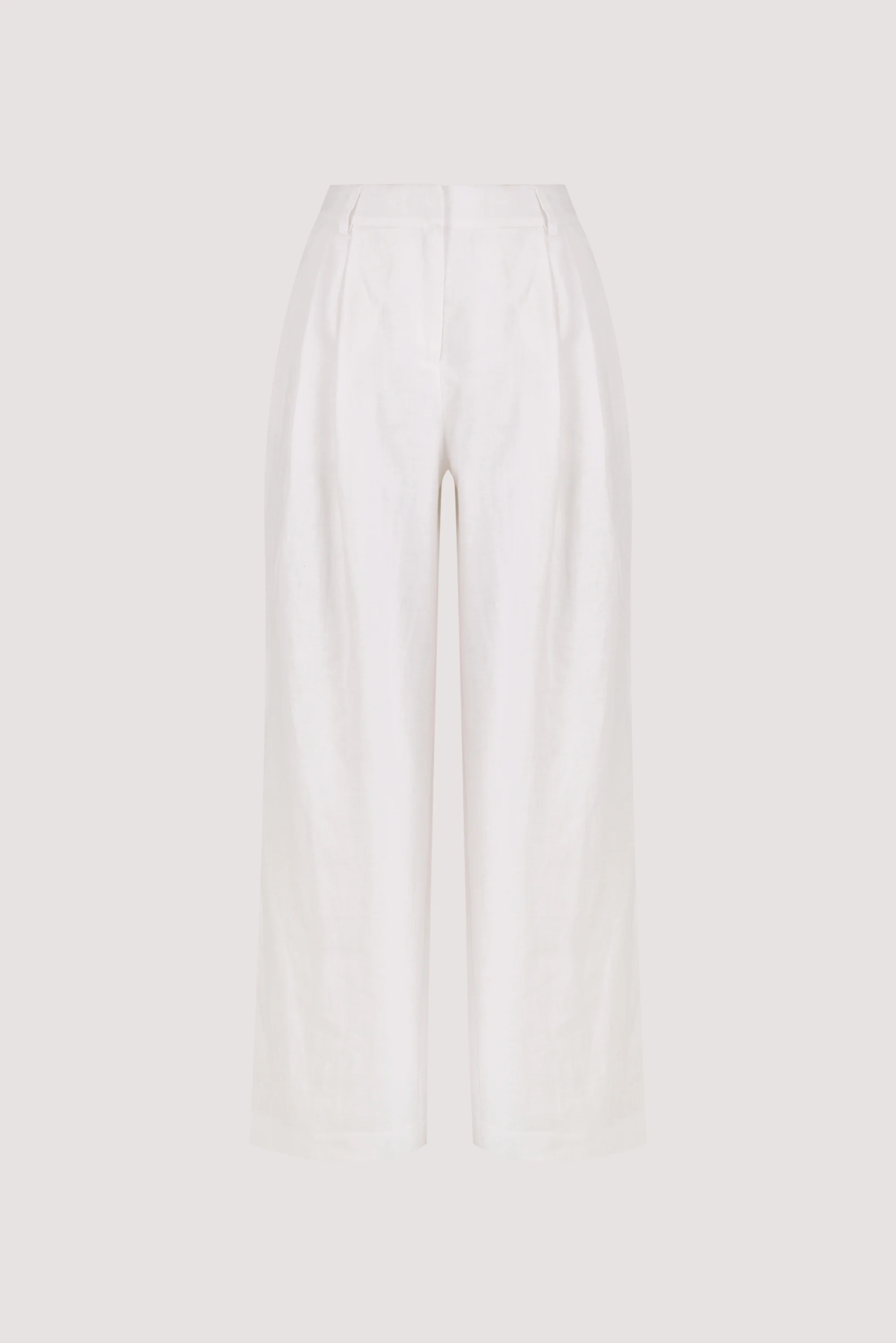FRAN WHITE LINEN PANT - Image 8