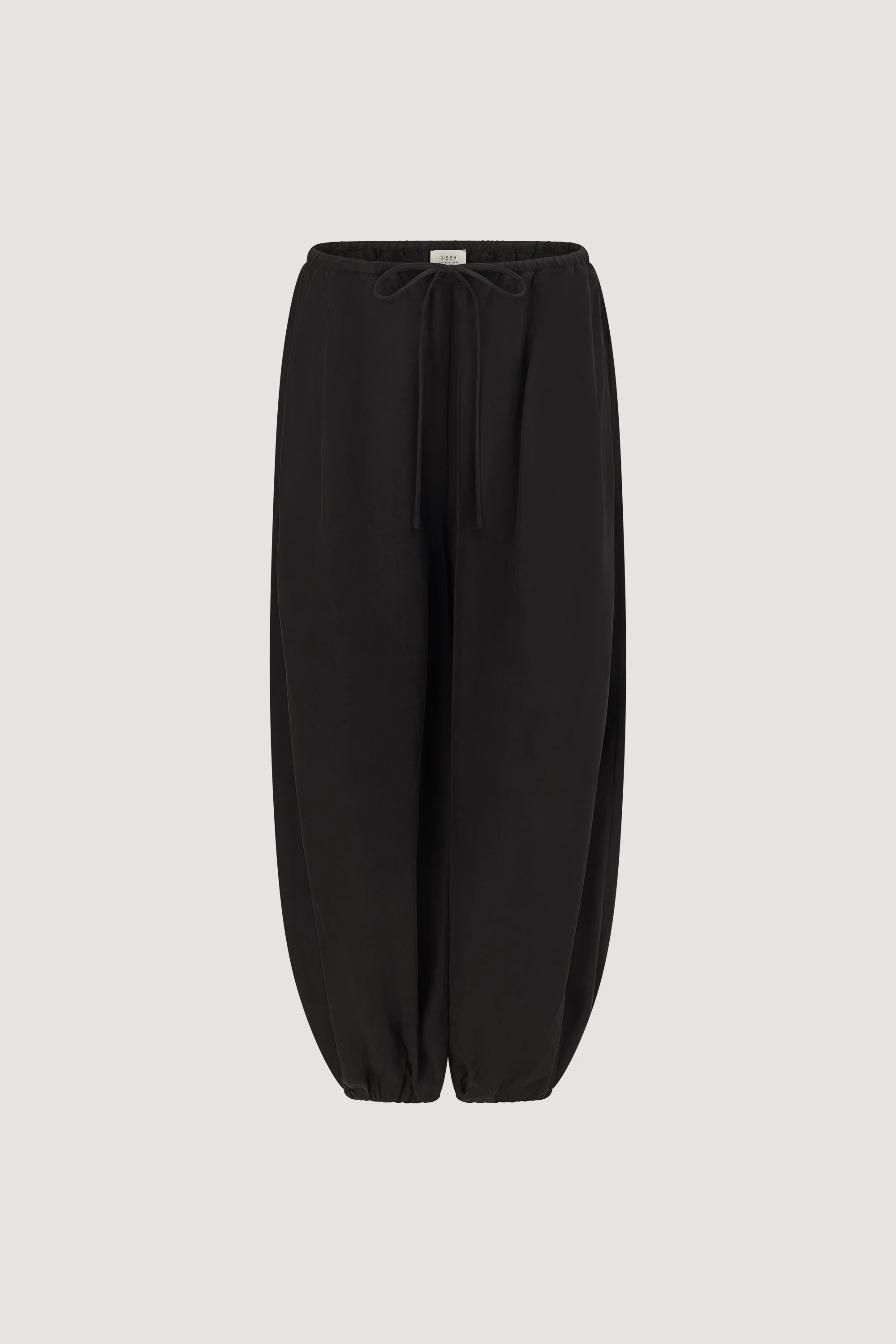 FRANCIS BLACK CUPRO BALLOON PANT - Image 6