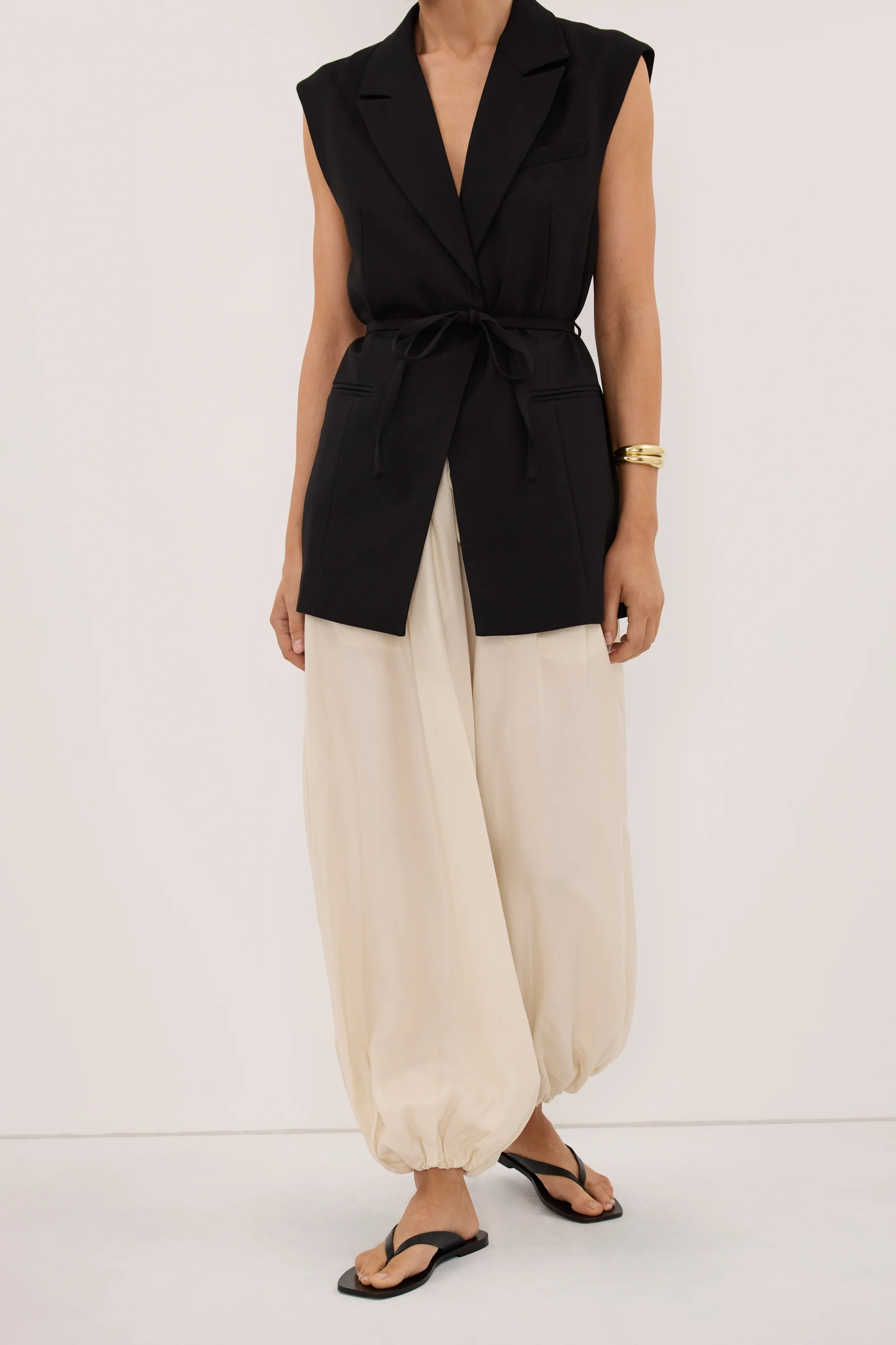 FRANCIS SANDSTONE CUPRO BALLOON PANT - Image 2