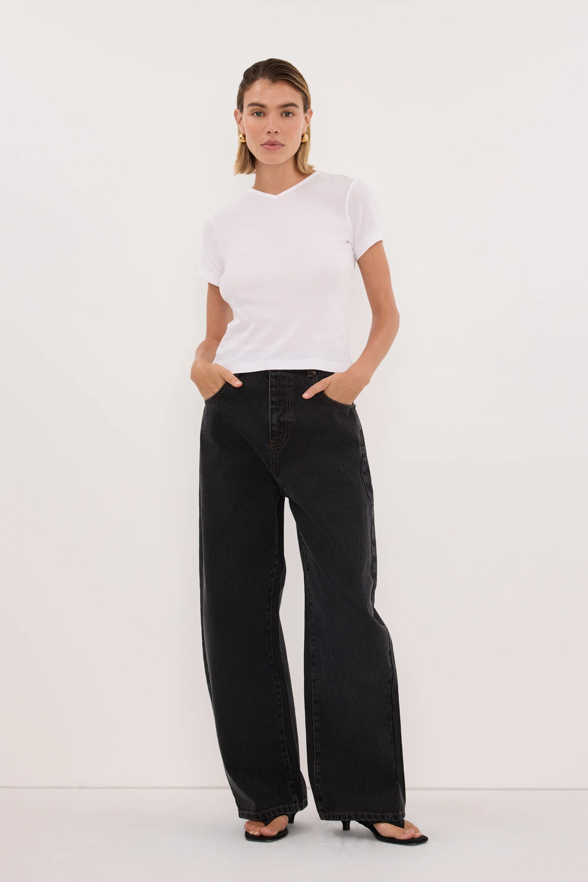 FRANK BLACK RINSE RELAXED JEAN