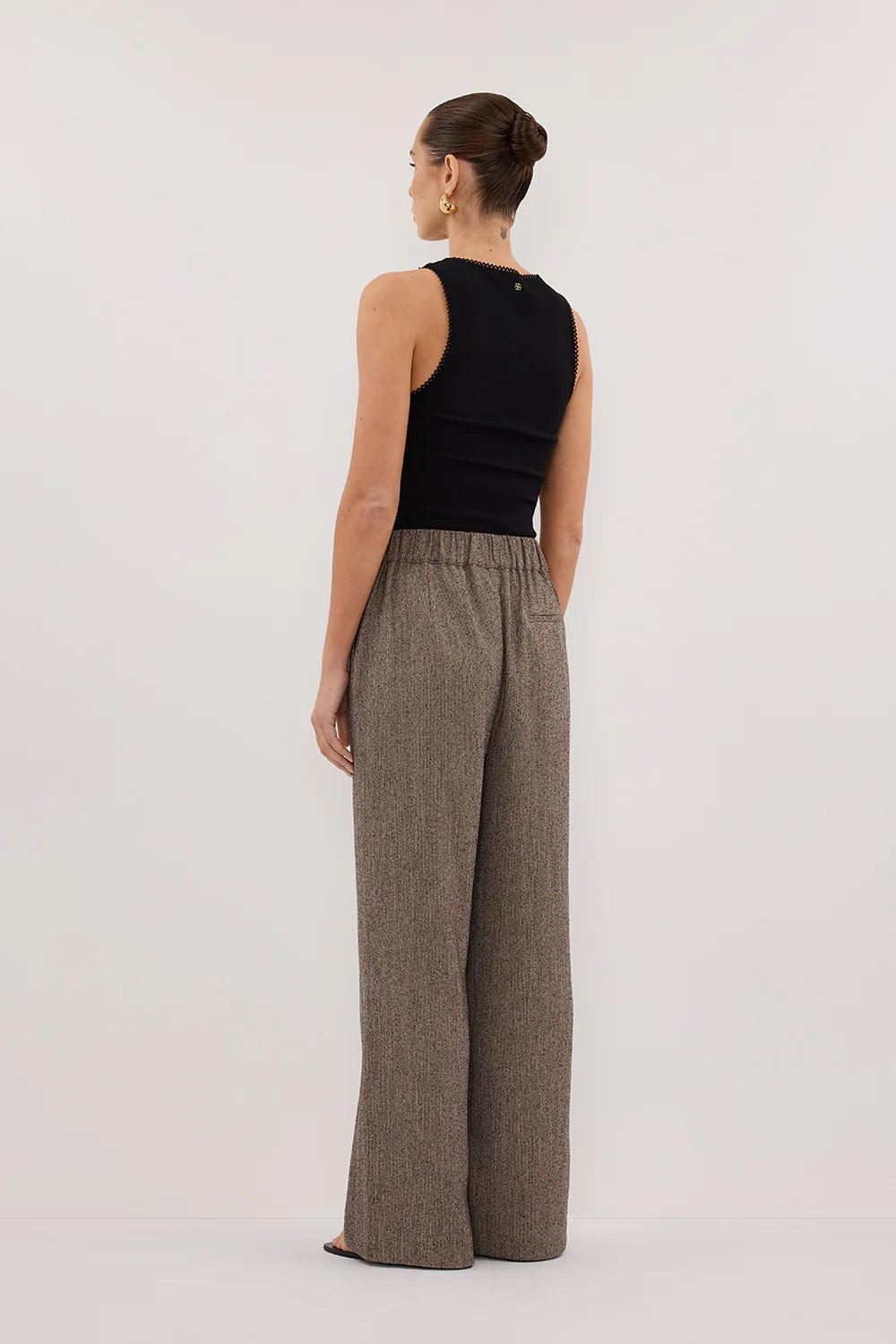 FRANKIE CHOC TWEED PANT - Image 7