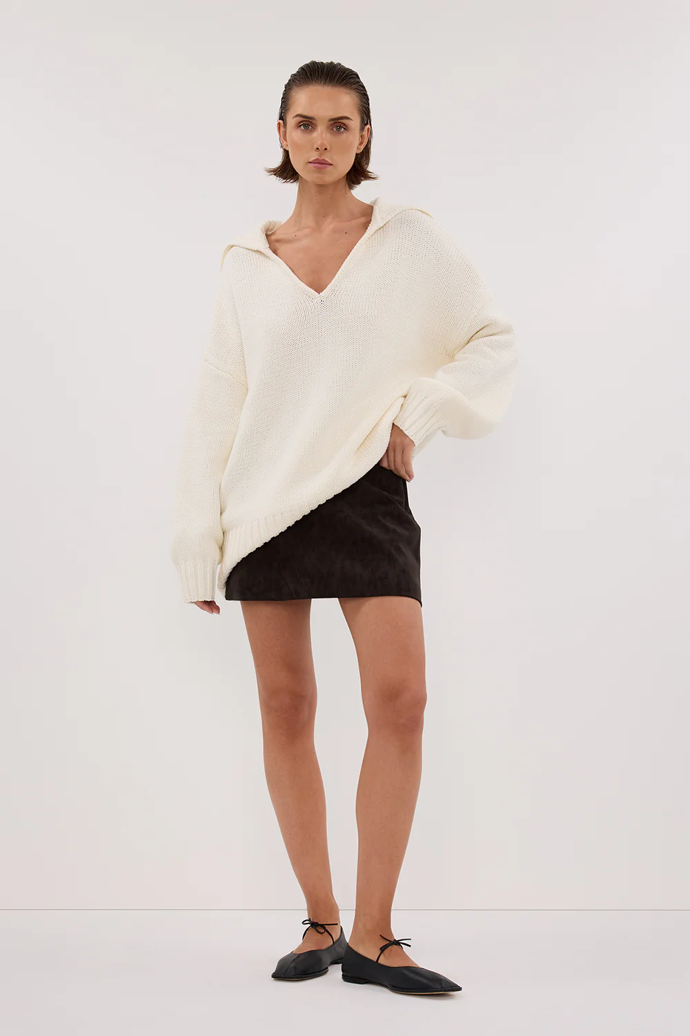 FRANKIE OFF WHITE SAILOR JUMPER