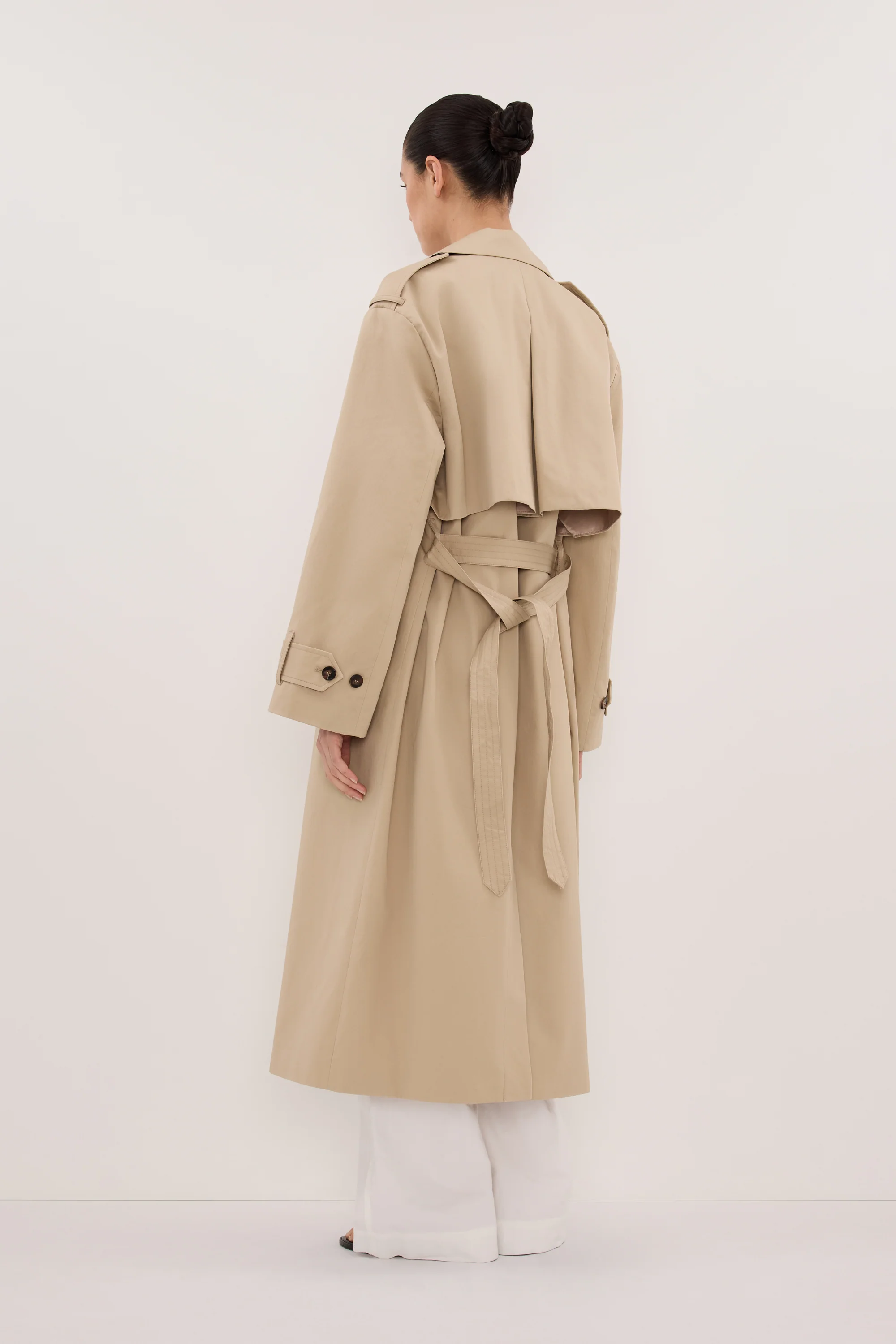 GABRIEL NATURAL BELTED TRENCH COAT - Image 3