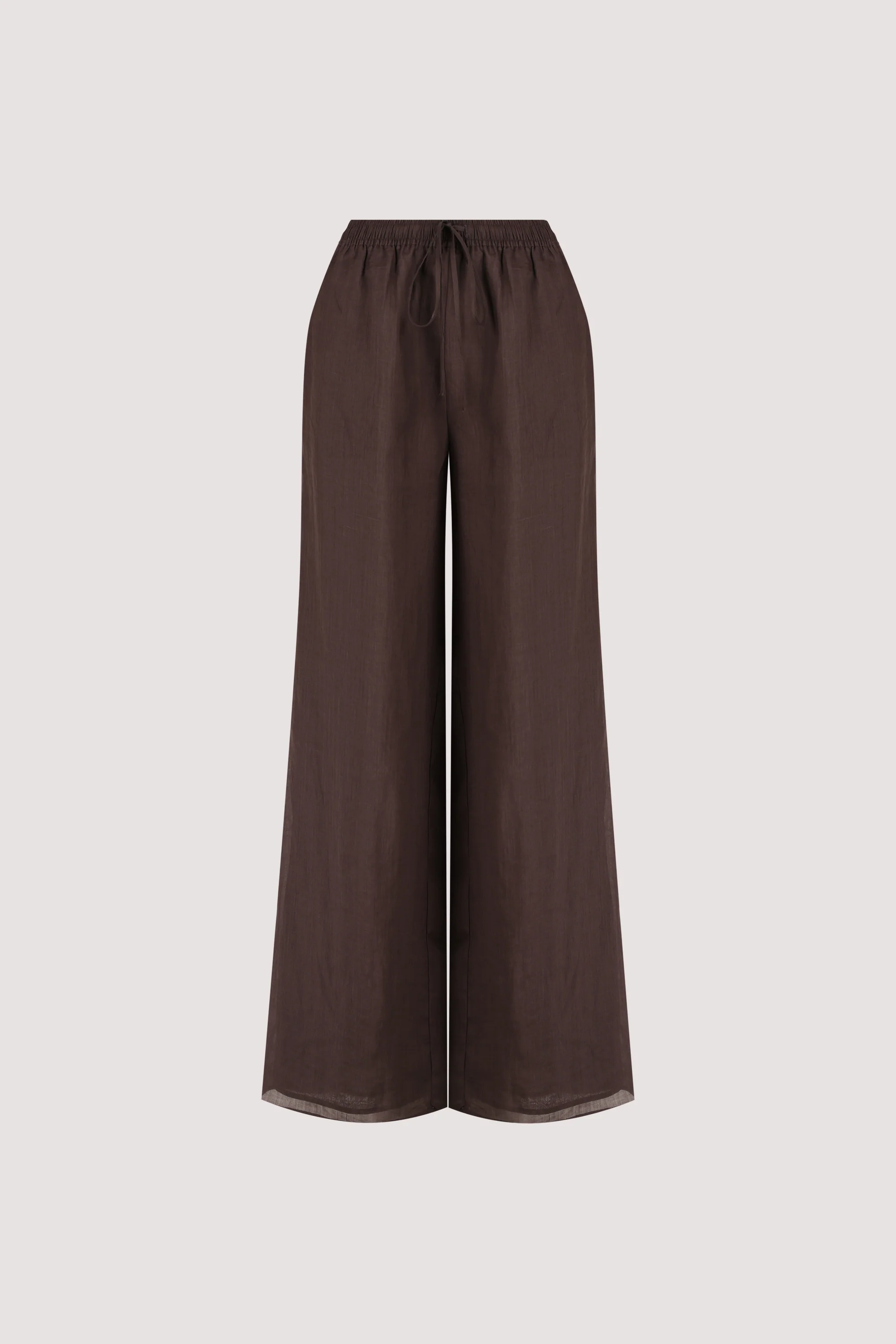 GINNY DARK CHOC RAMIE PANT - Image 6