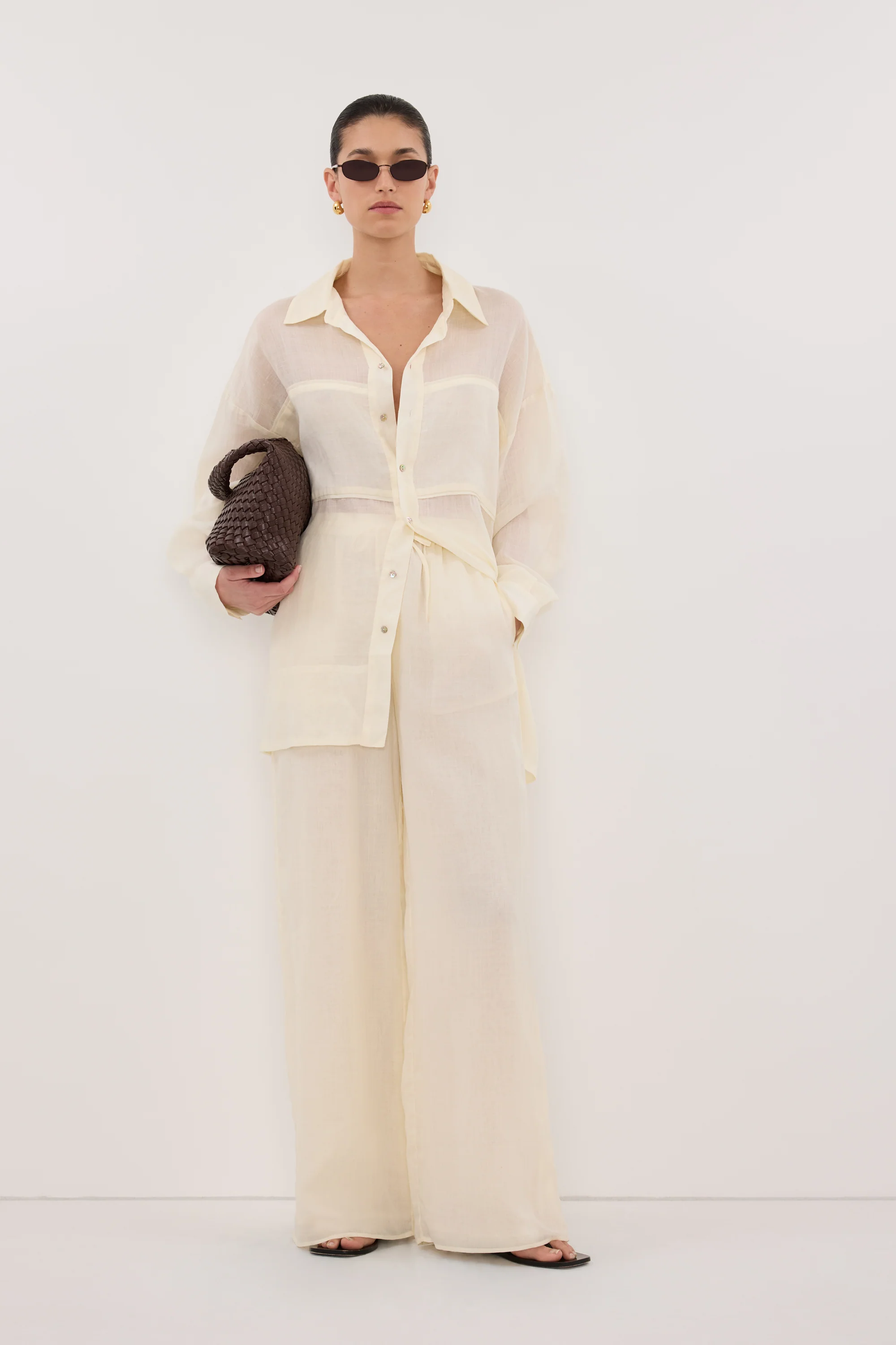 GINNY STRAW RAMIE PANT