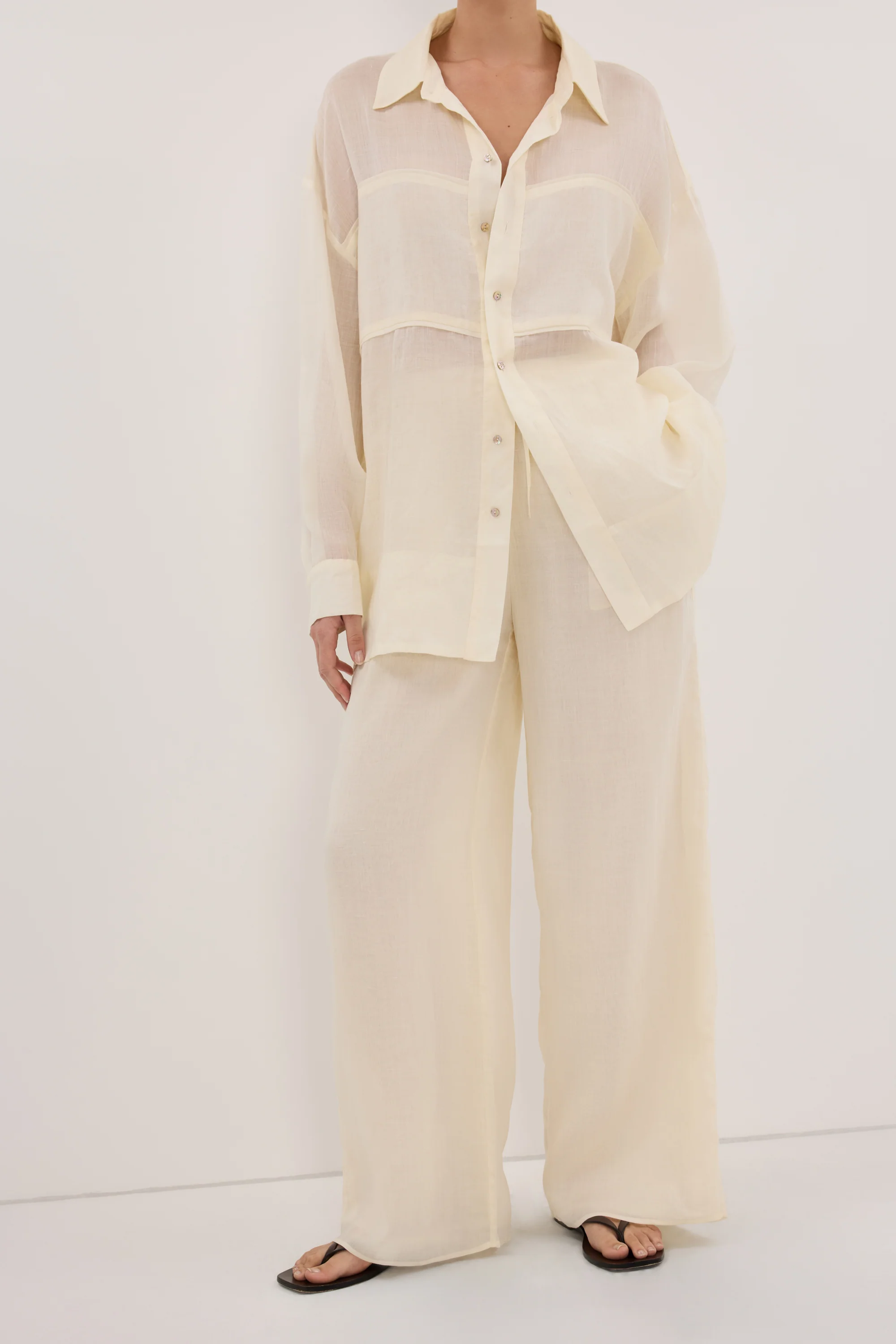 GINNY STRAW RAMIE PANT - Image 2
