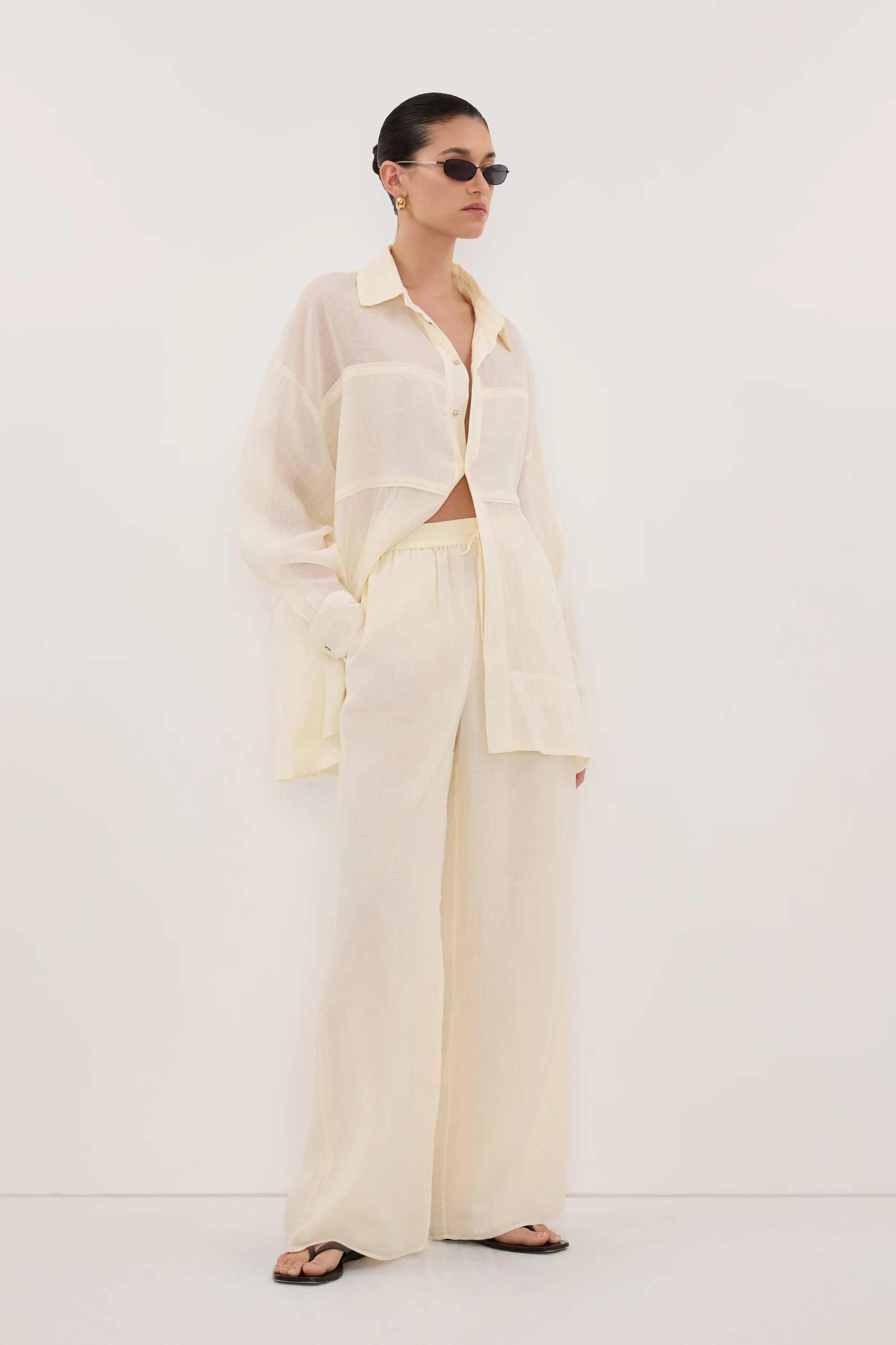 GINNY STRAW RAMIE PANT - Image 3