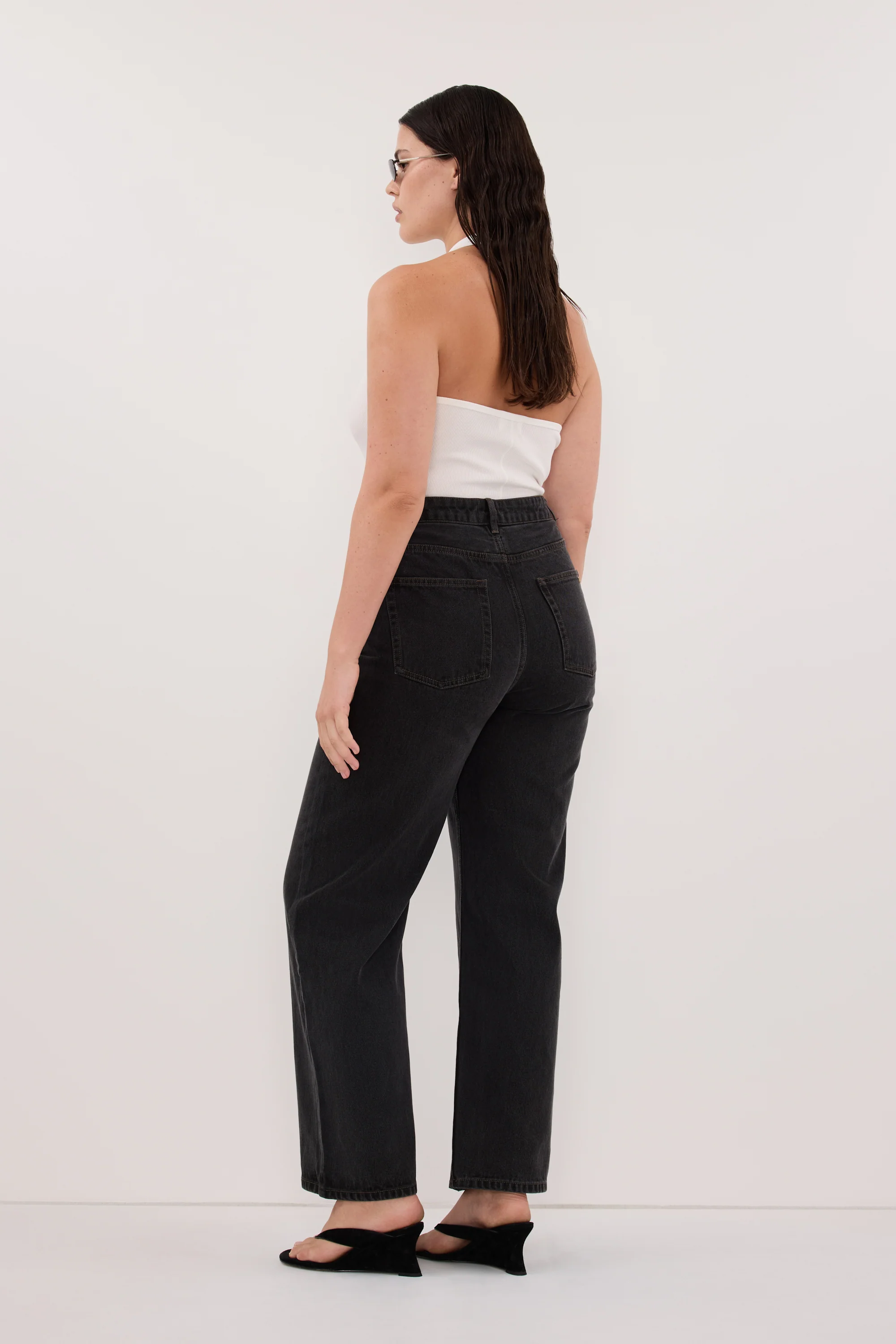 HARLAN OFF WHITE KNIT HALTER TOP - Image 7