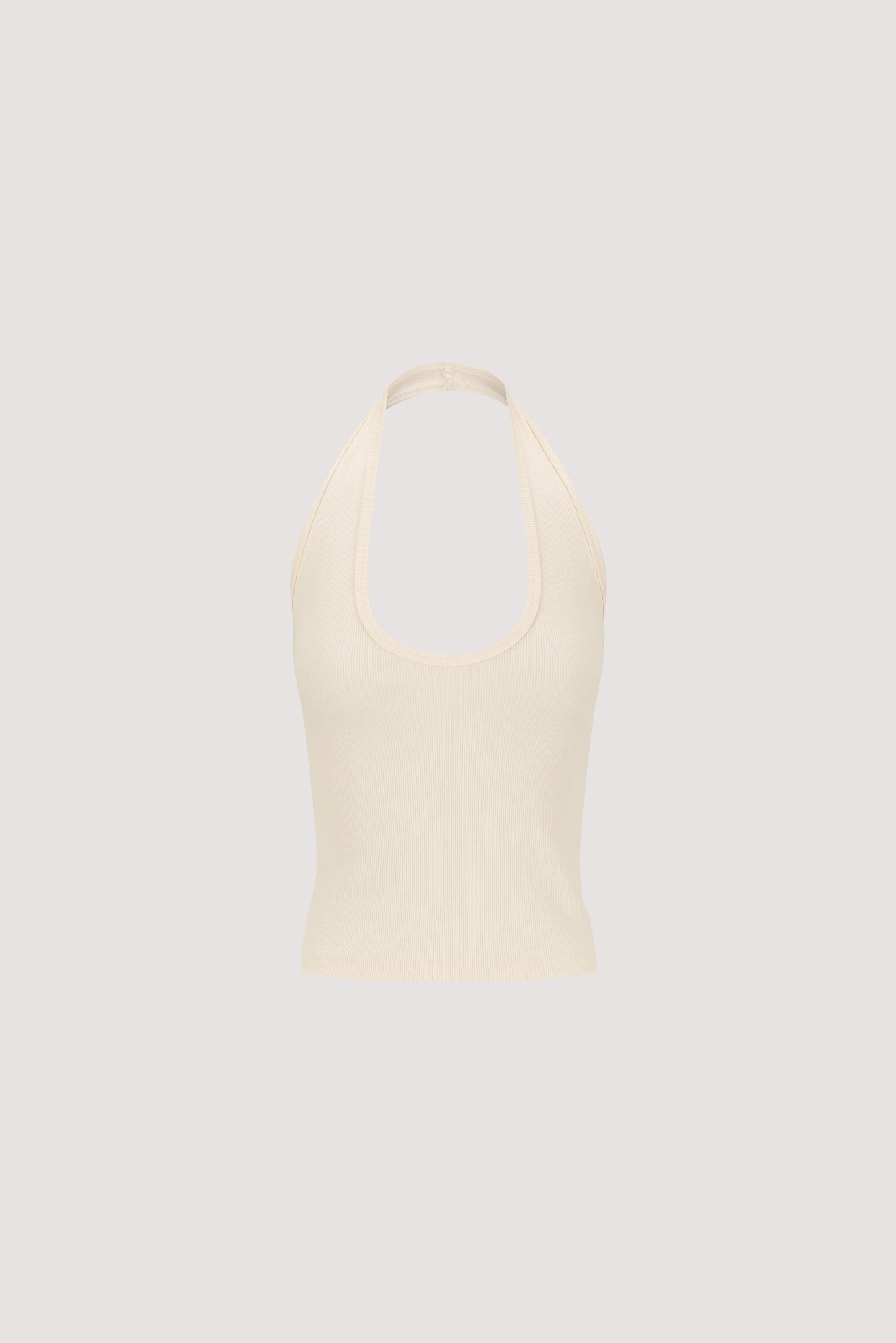 HARLAN SANDSTONE KNIT HALTER TOP - Image 6