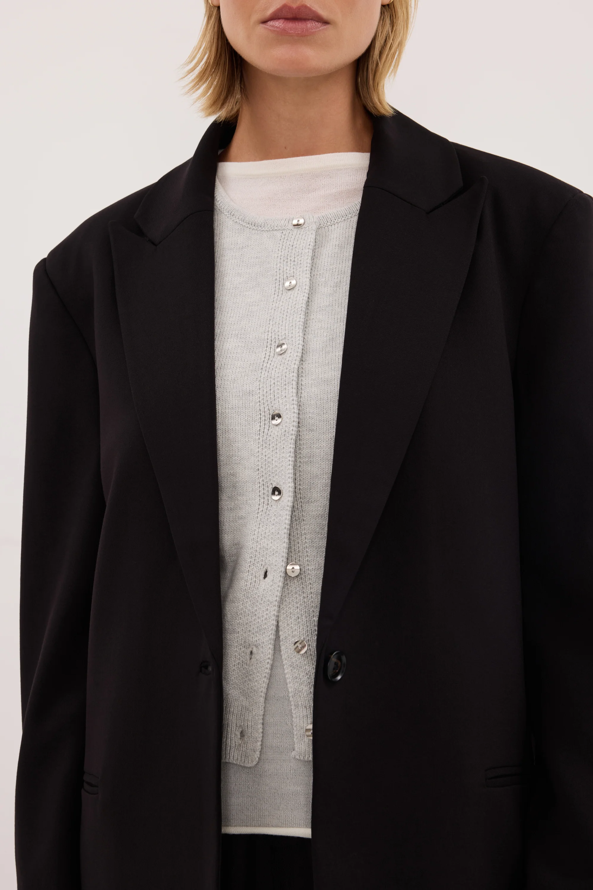 HARLEY 2.0 BLACK OVERSIZED BLAZER - Image 6