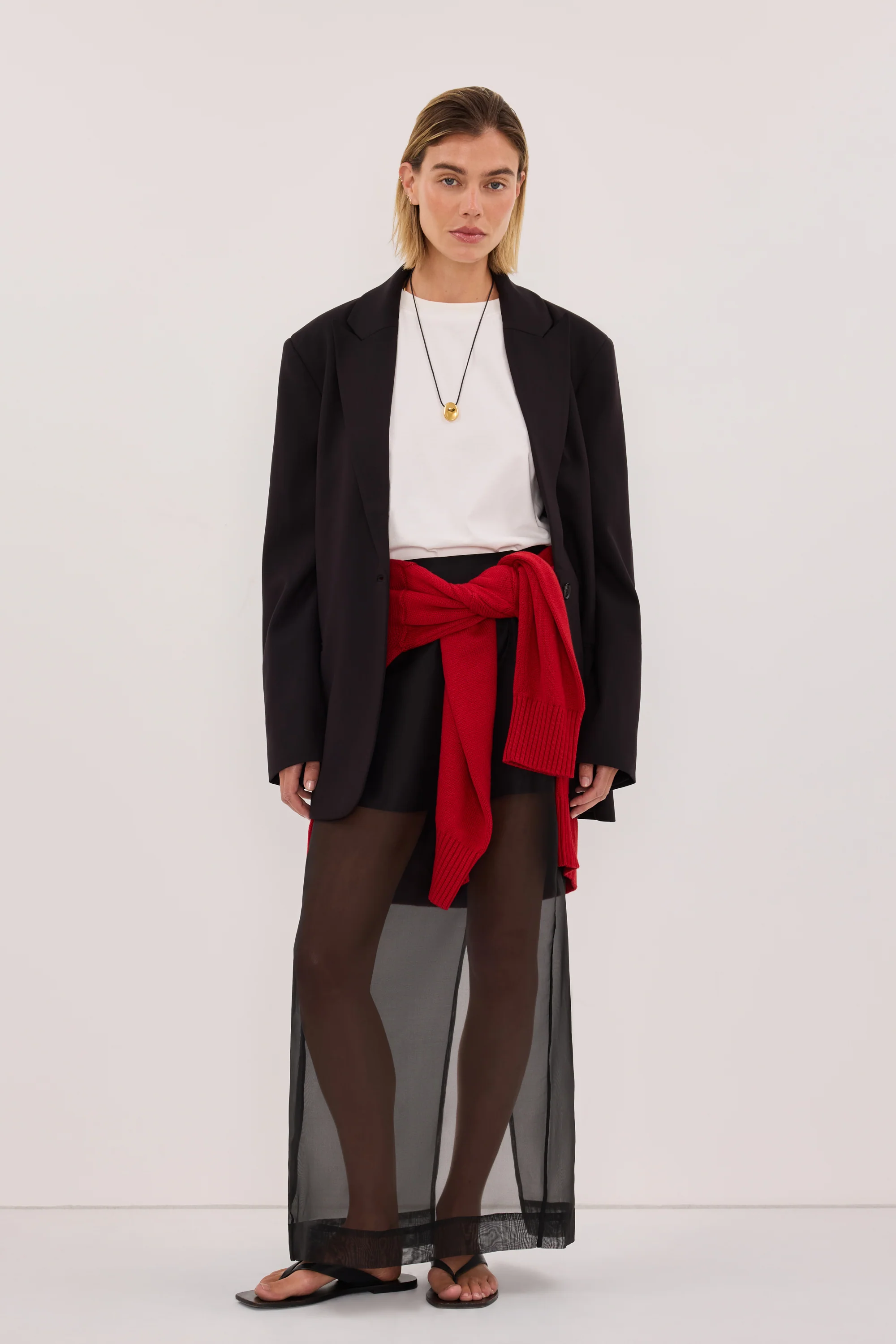 HARLEY 2.0 BLACK OVERSIZED BLAZER - Image 7