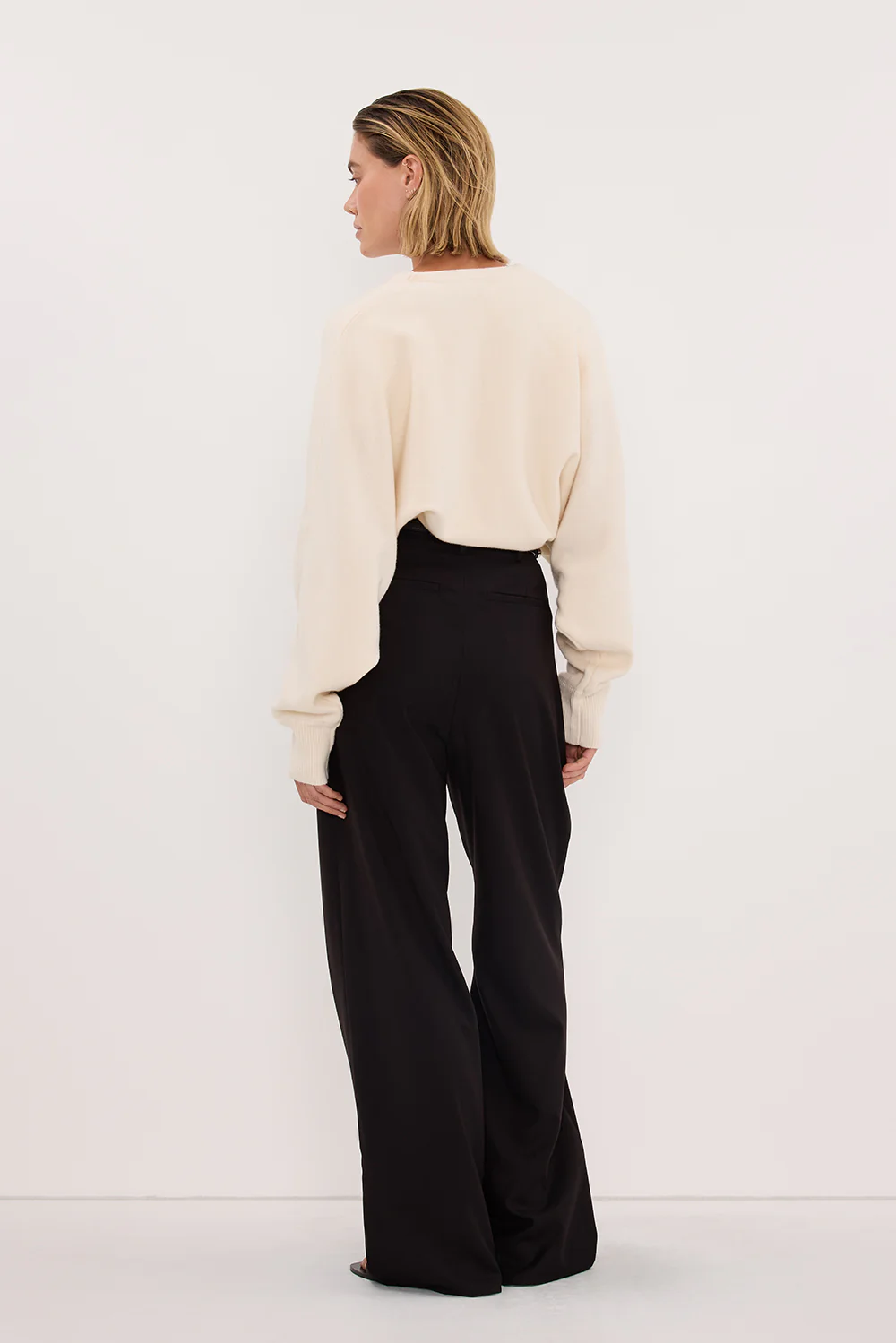 HARLEY BLACK STRAIGHT LEG PANT - Image 4