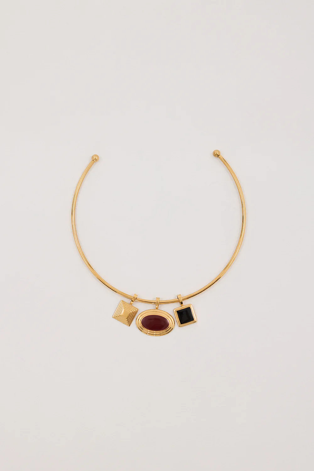 HEAVEN MAYHEM SOLENE CHOKER NECKLACE GOLD