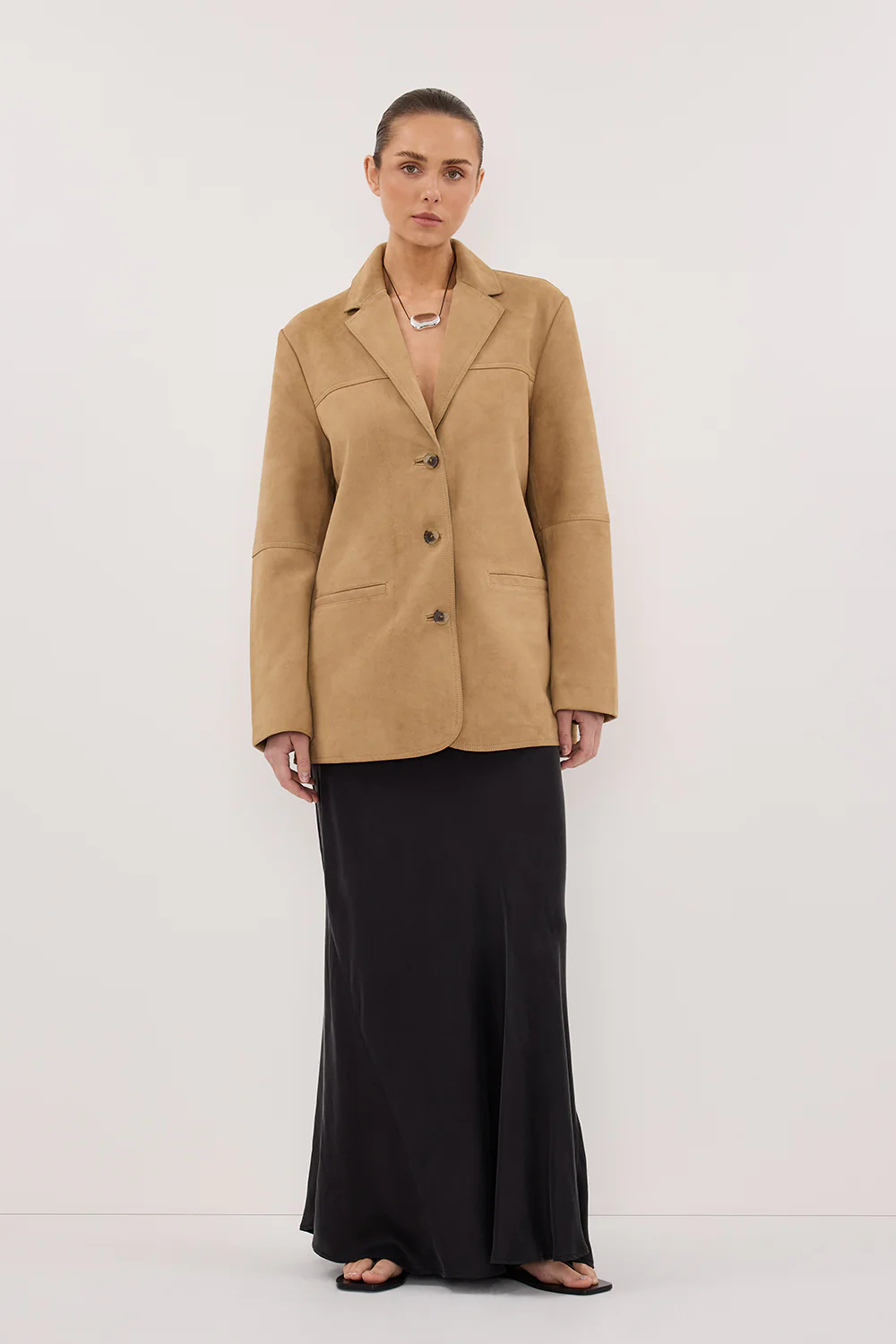 HENDRIX PAMPAS OVERSIZED SUEDE LEATHER JACKET - Image 2