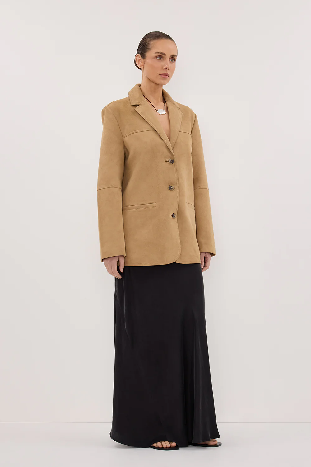 HENDRIX PAMPAS OVERSIZED SUEDE LEATHER JACKET - Image 4