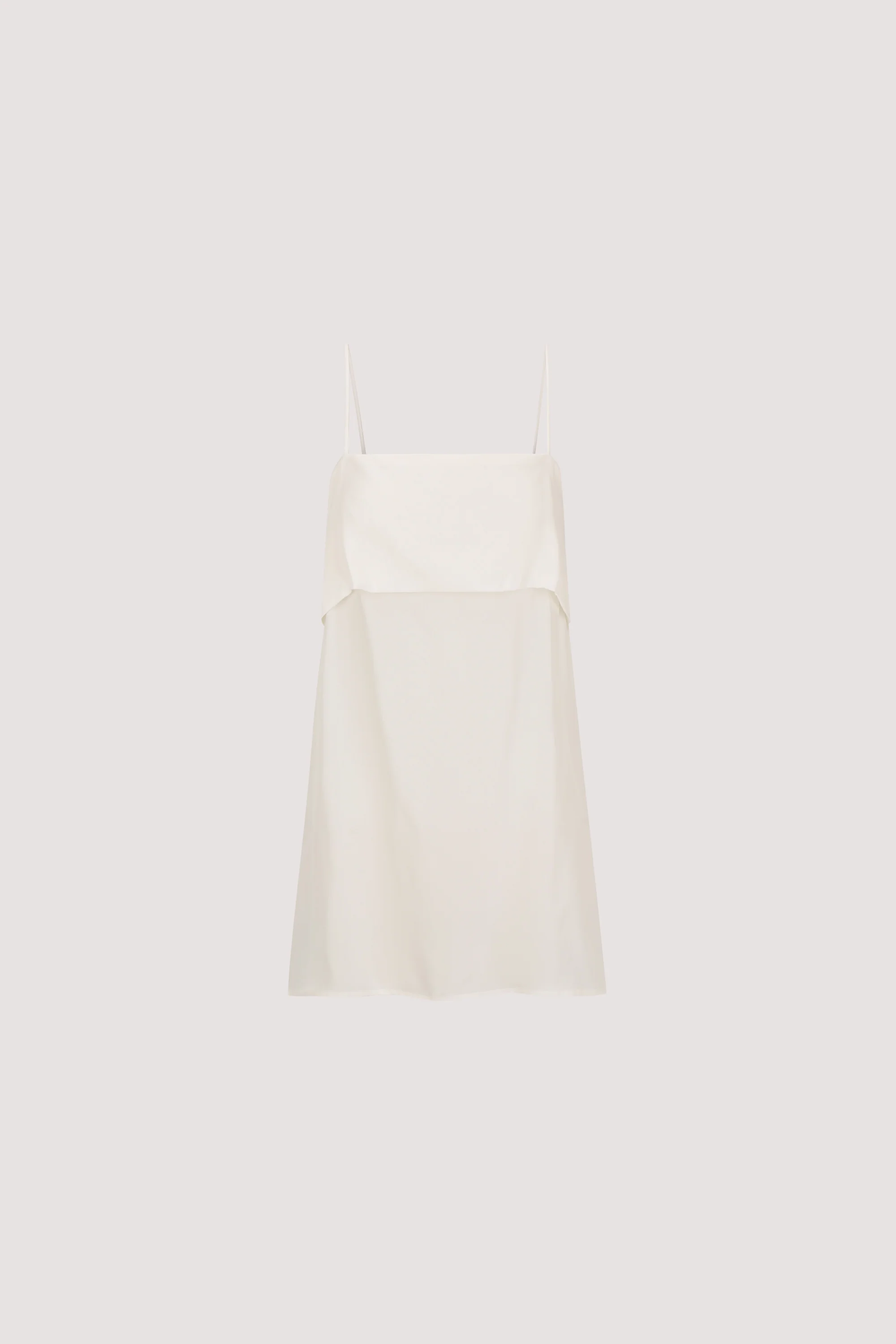 IDA WHITE SLEEVELESS FOLDOVER CAMI TOP - Image 6