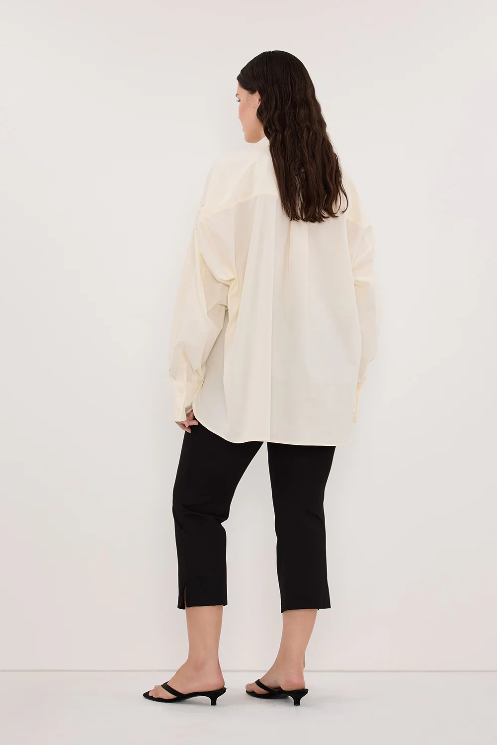 IRENE BUTTER LONG SLEEVE NOTCH COLLAR SHIRT - Image 7