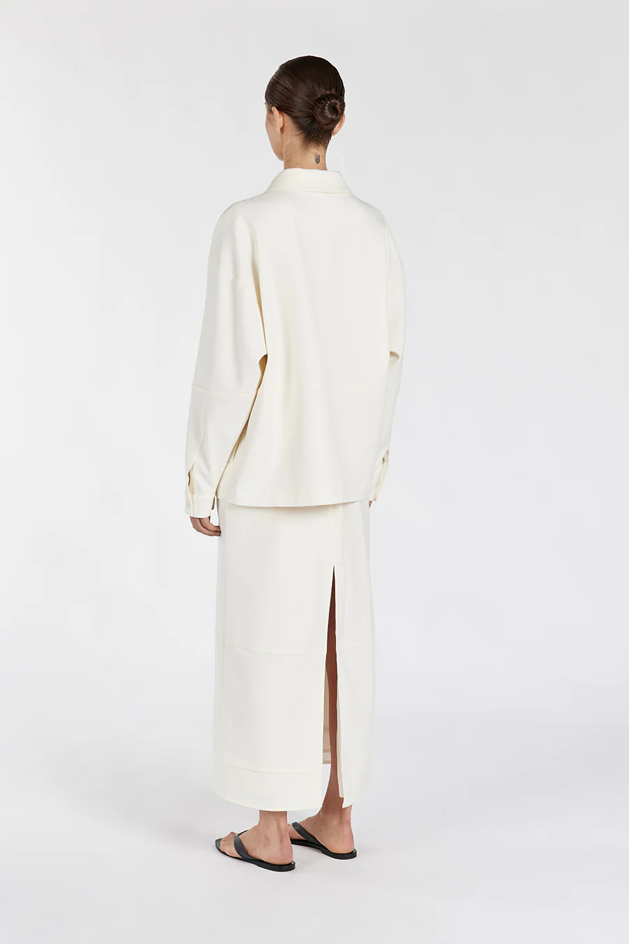 JAC CREAM MIDI SKIRT - Image 4