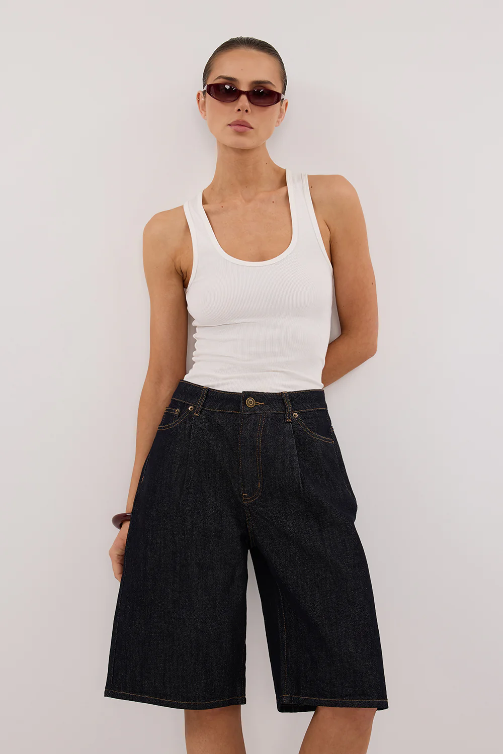 JACK RAW INDIGO DENIM BERMUDA SHORT - Image 2