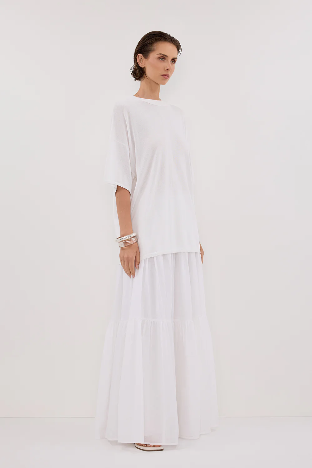 JACKI IVORY OVERSIZED KNIT TEE - Image 3