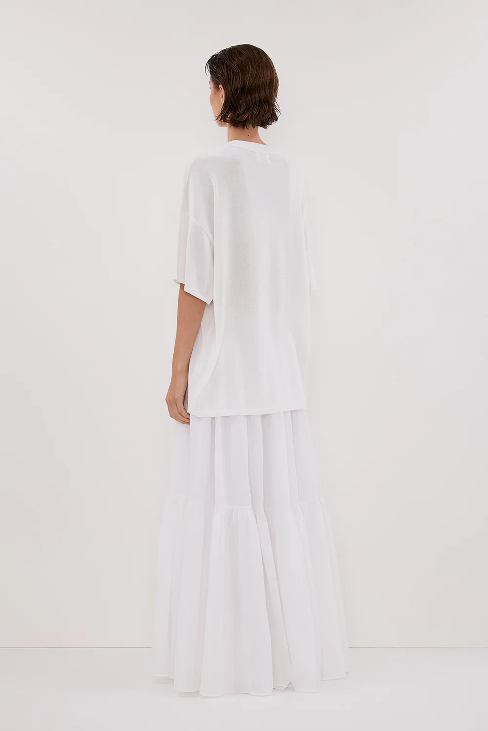 JACKI IVORY OVERSIZED KNIT TEE - Image 4