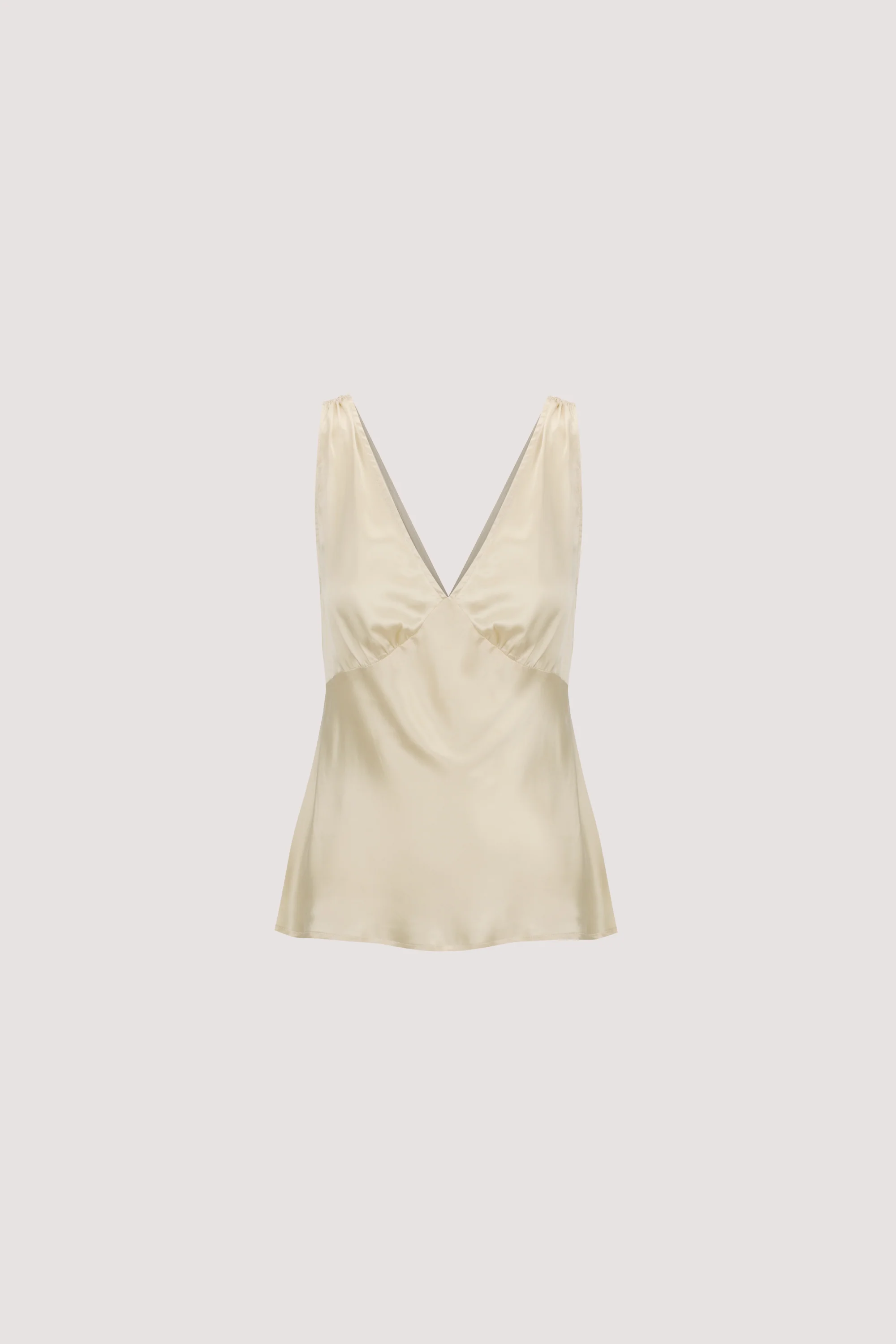 JORJA STRAW SLEEVELESS SILK TOP - Image 7