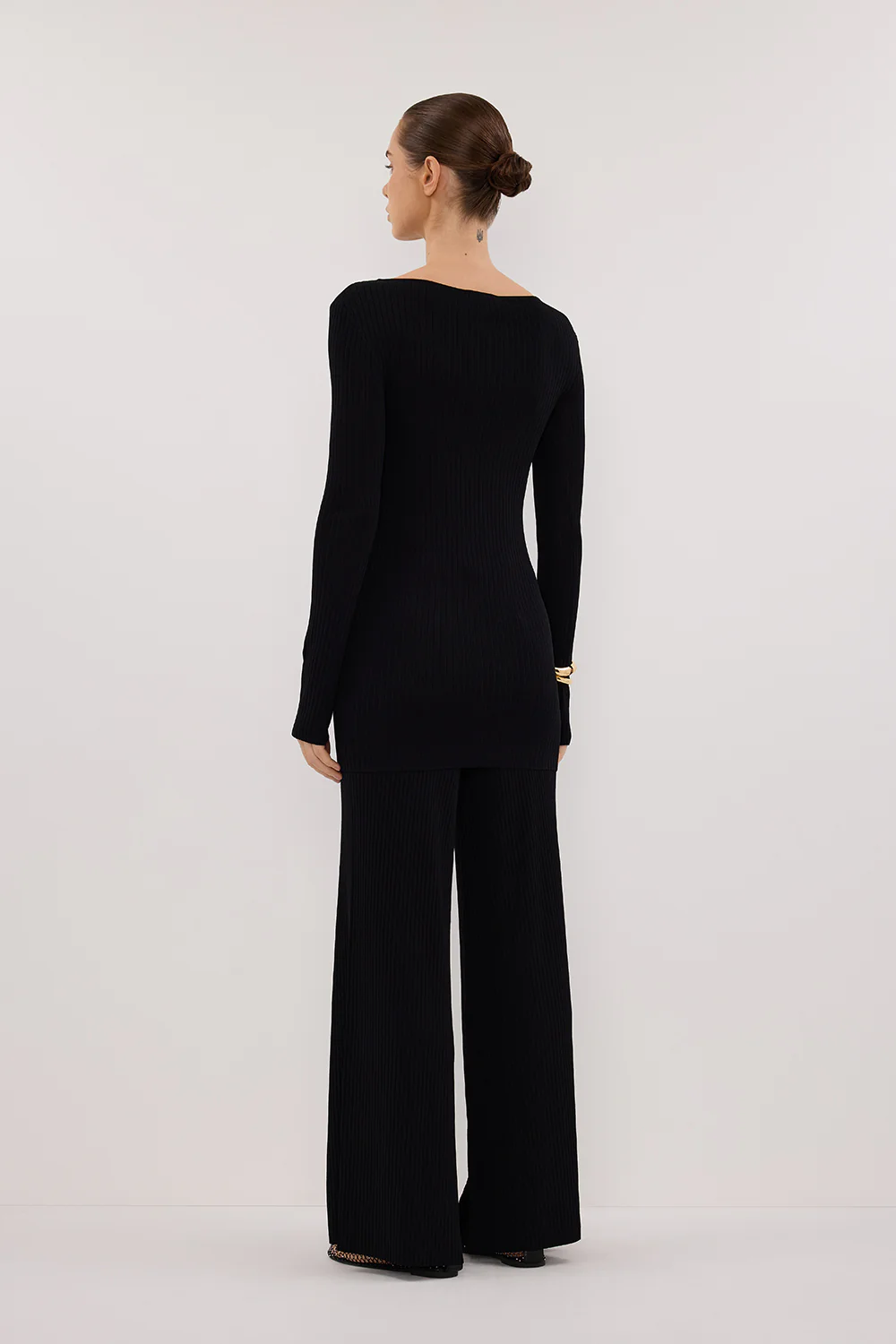 JOY BLACK KNIT PANT - Image 4