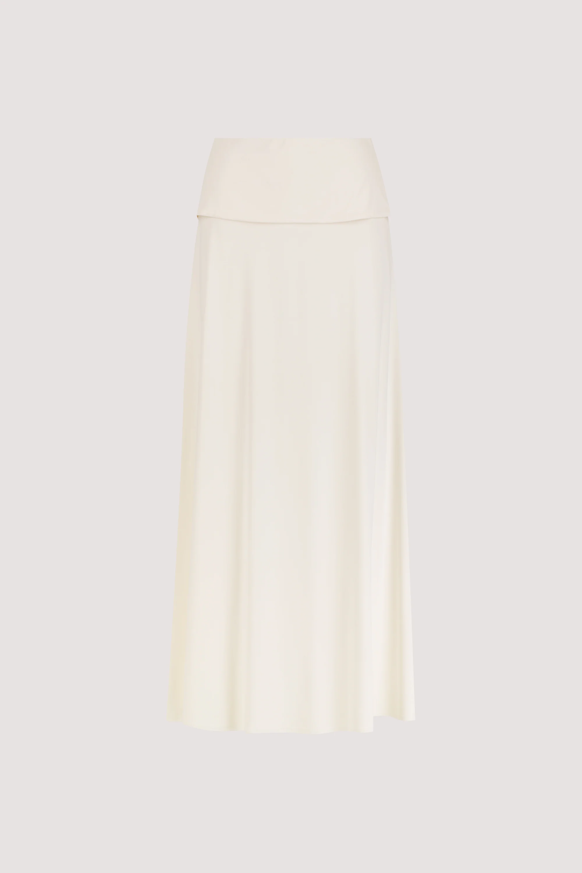 JULIE OFF WHITE MODAL BLEND MAXI SKIRT - Image 8