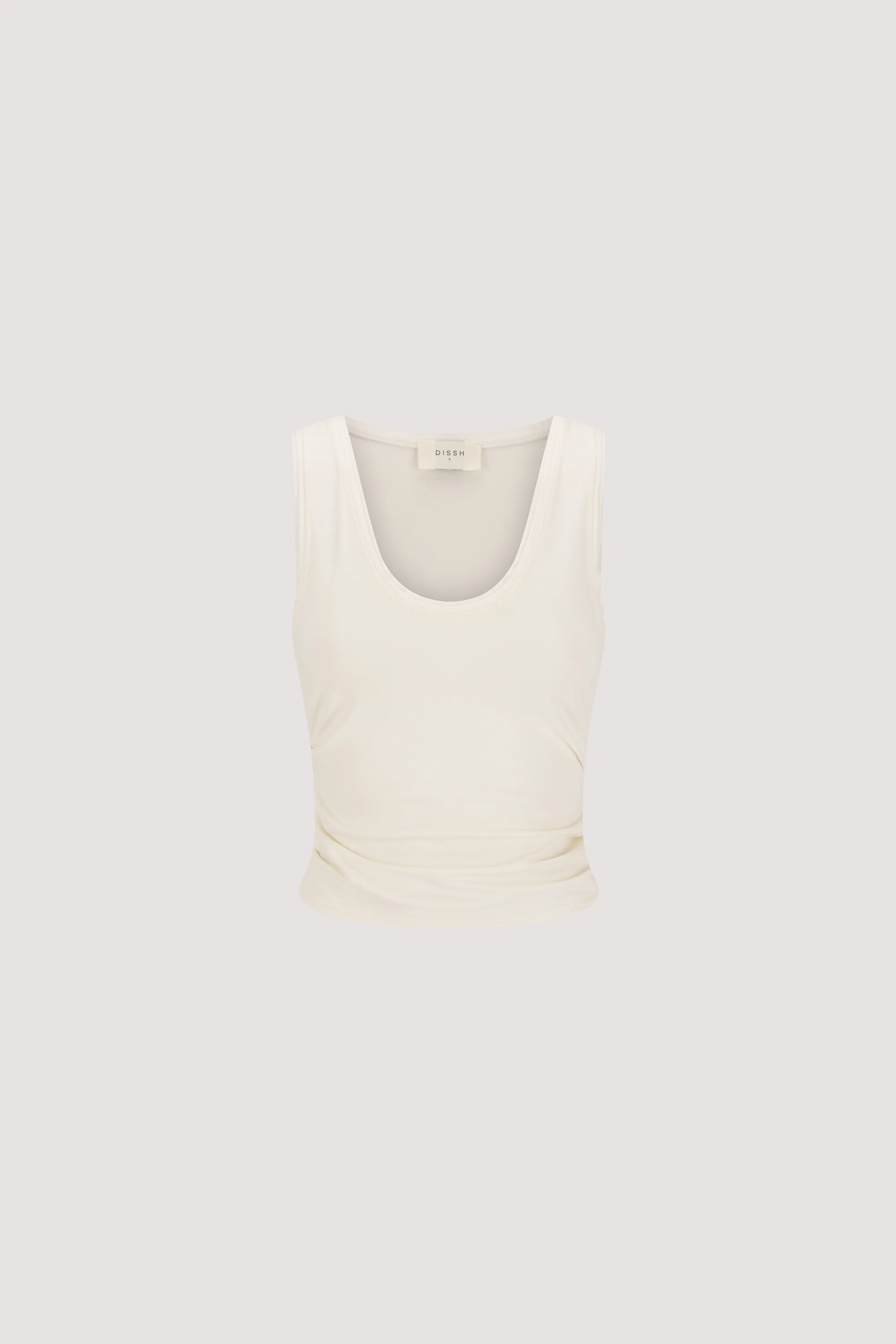 JULIE OFF WHITE MODAL BLEND SLEEVELESS TANK TOP - Image 9
