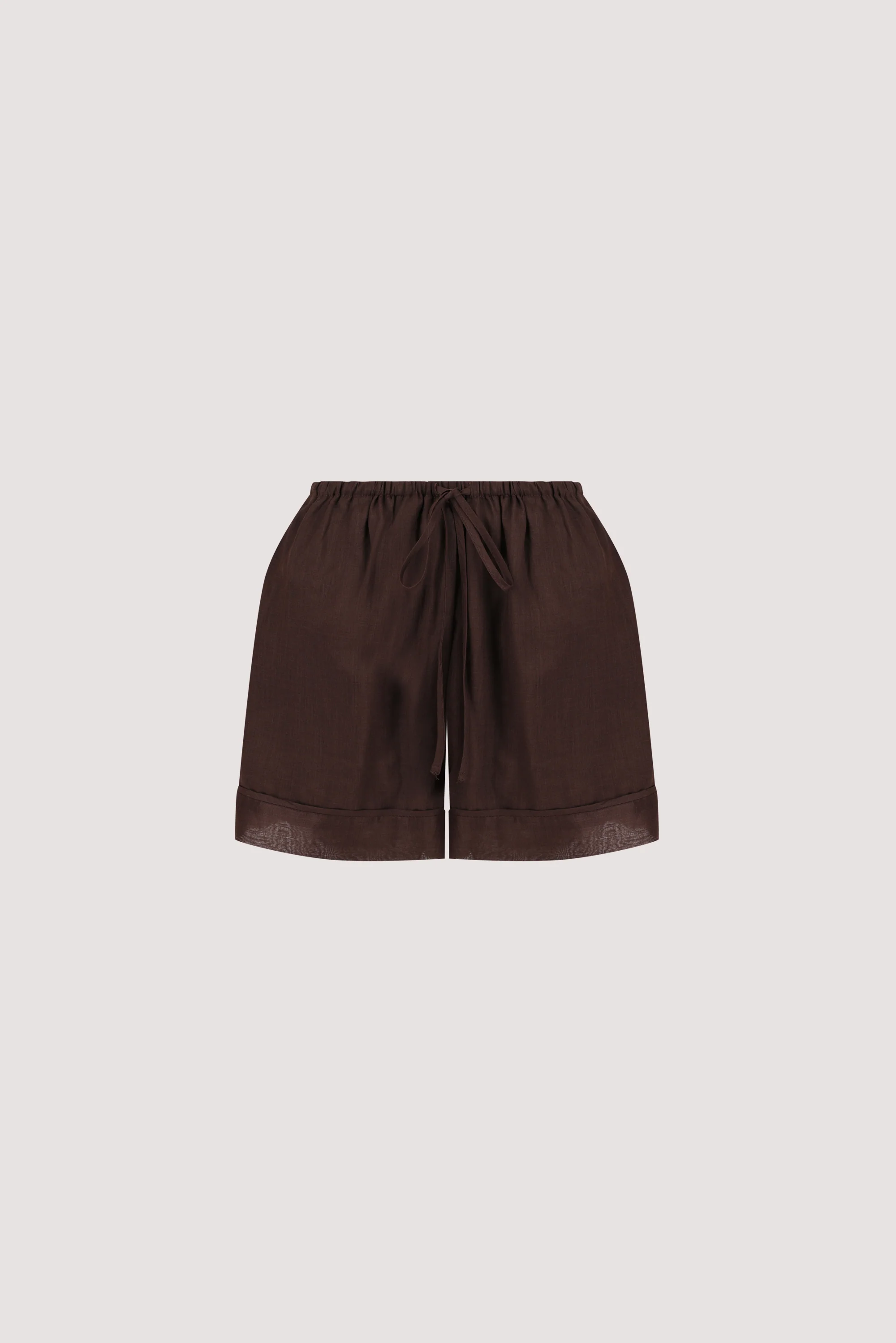 KAI BURNT CHOC RAMIE SHORT - Image 5