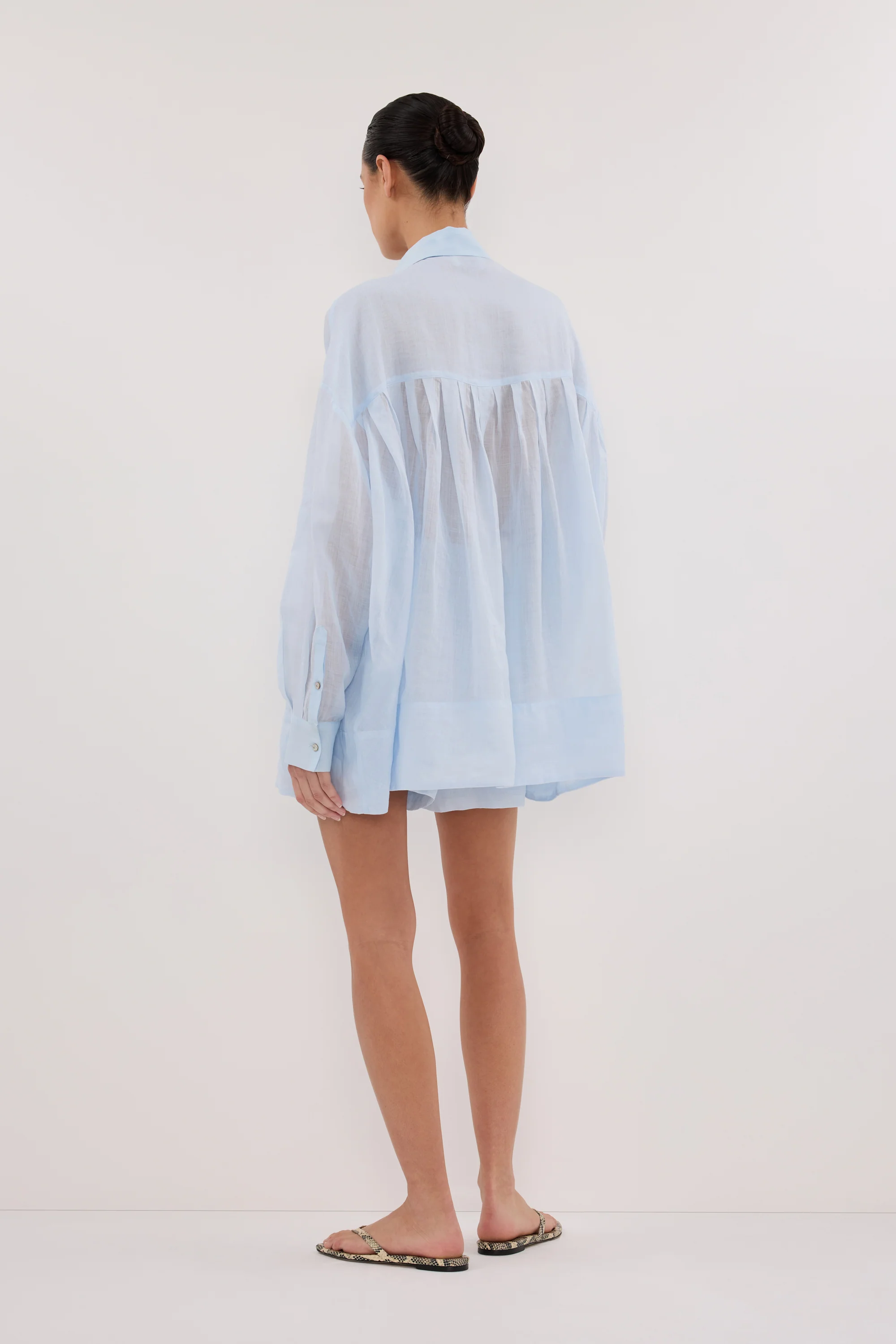 KAI CORNFLOWER RAMIE SHORT - Image 3