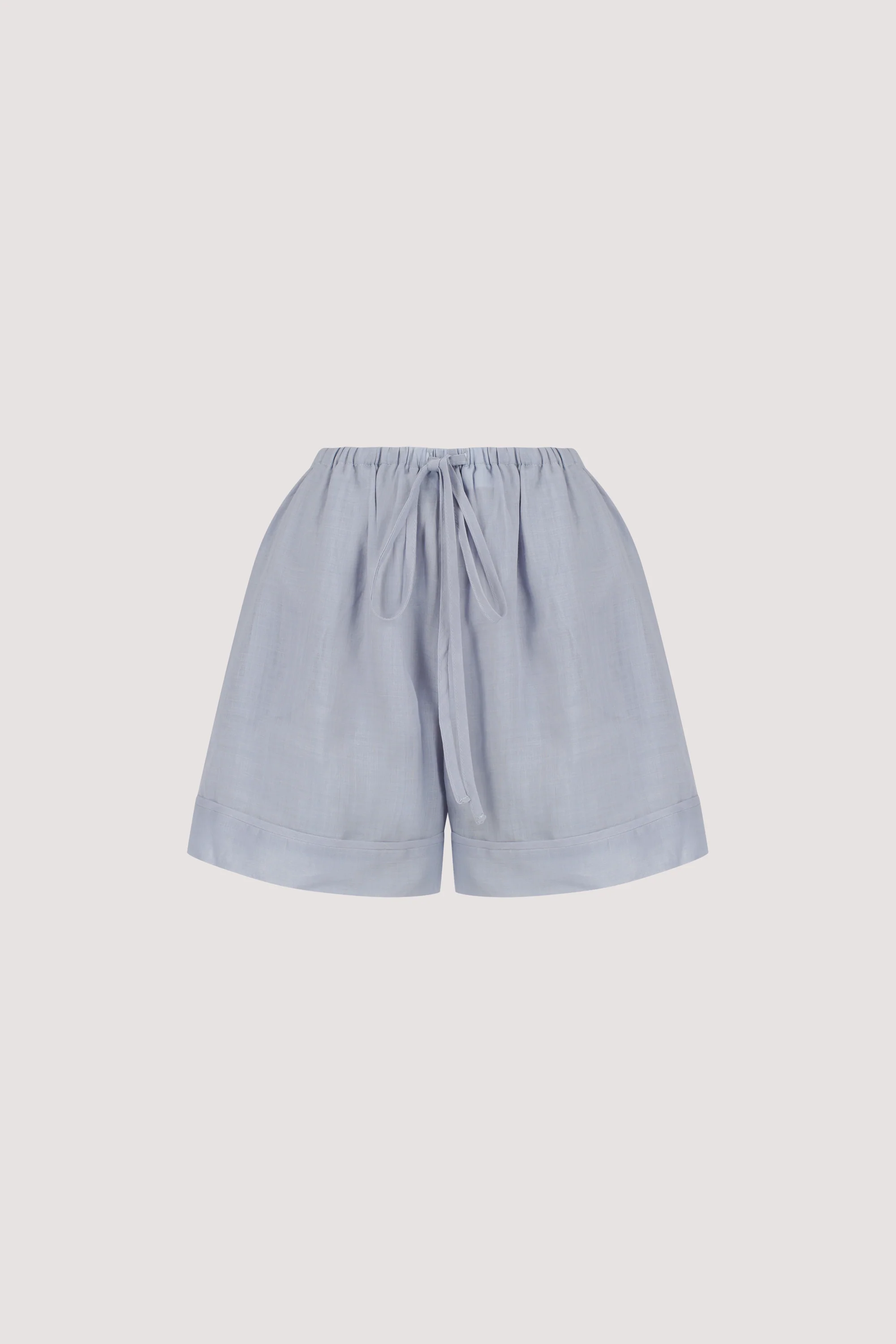 KAI DUSTY BLUE RAMIE SHORT - Image 8