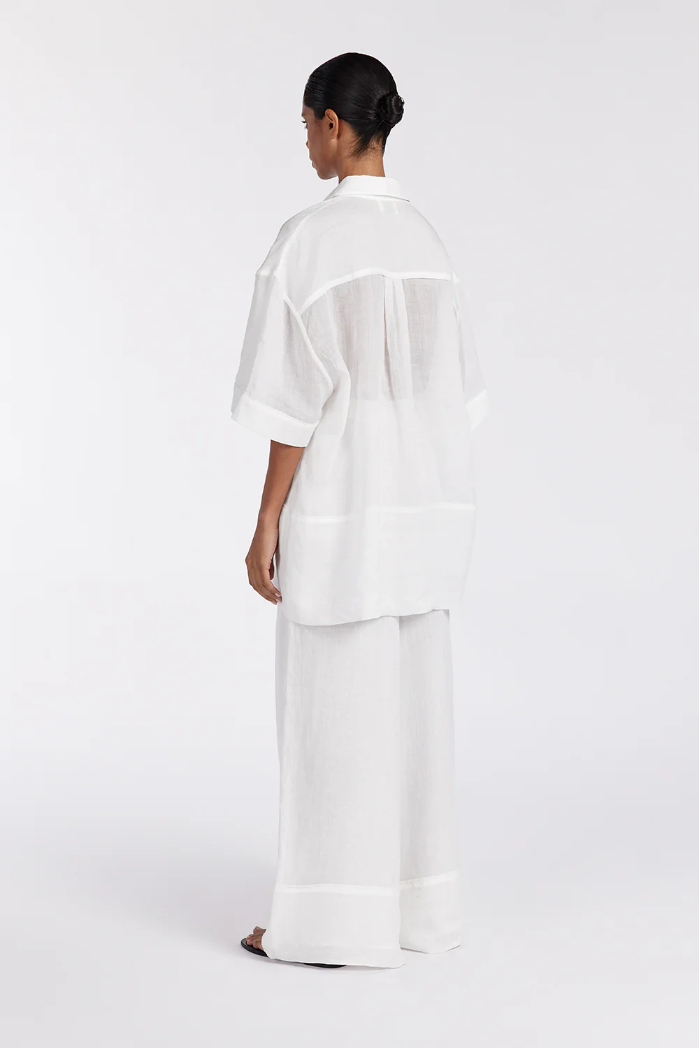 KAI WHITE RAMIE RESORT PANT - Image 4
