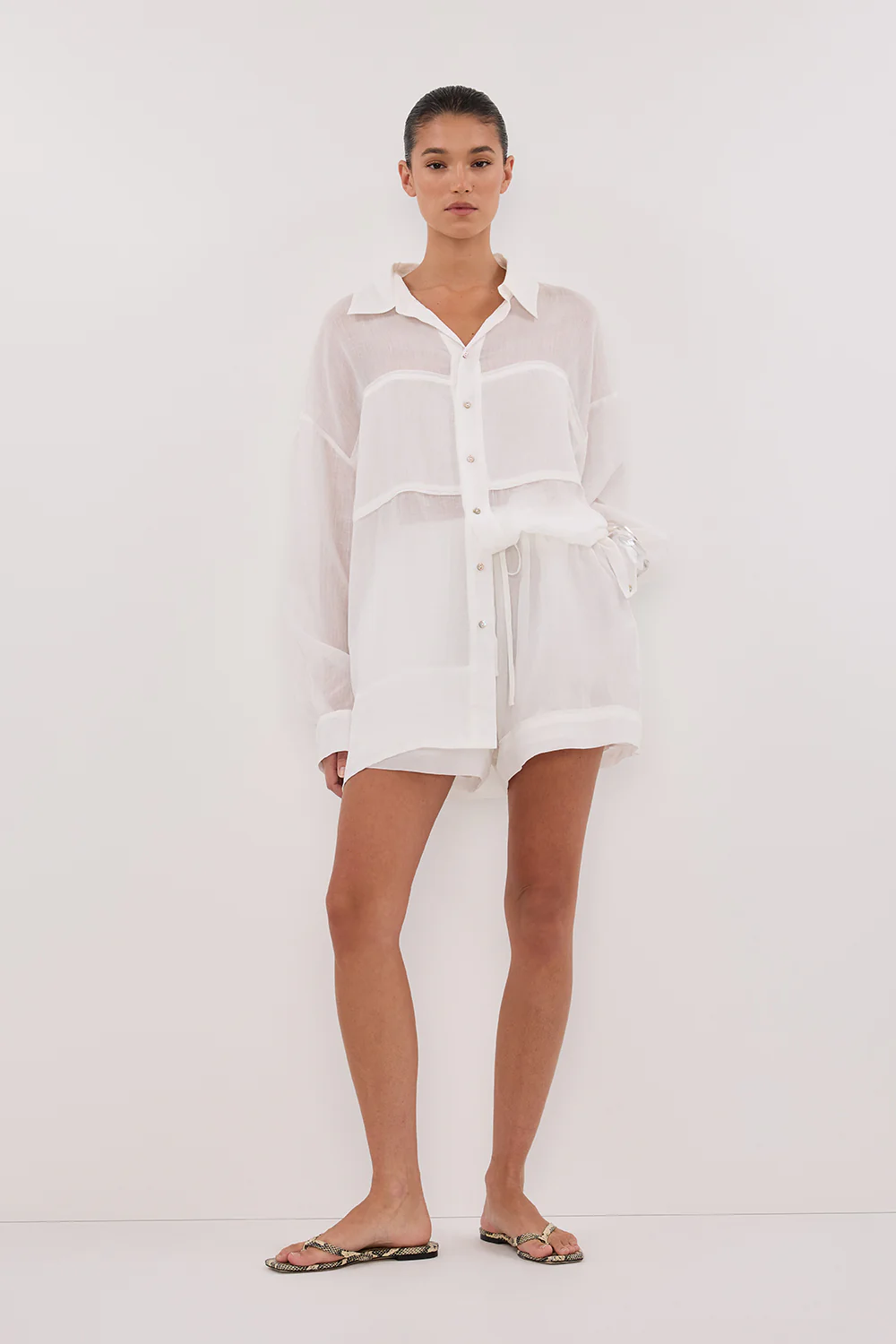 KAI WHITE RAMIE SHORT