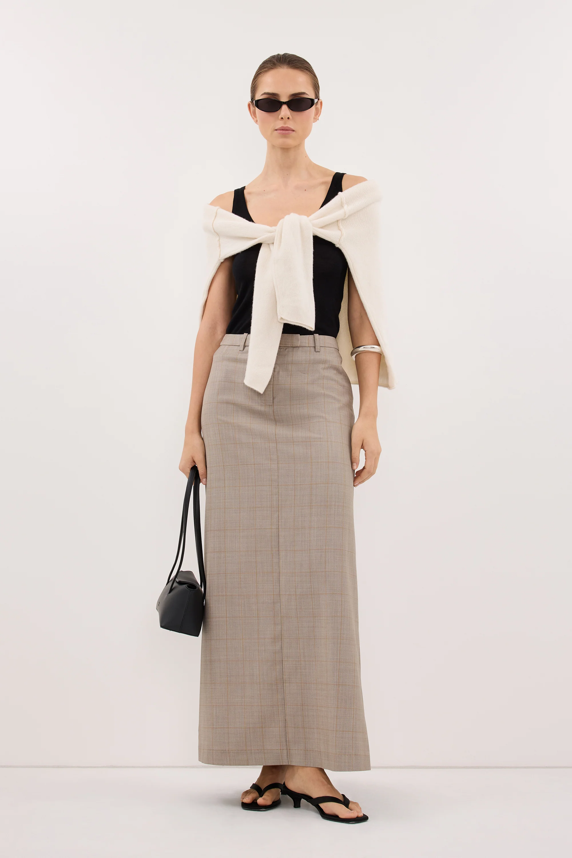 KALILA ASH A-LINE MAXI SKIRT - Image 2