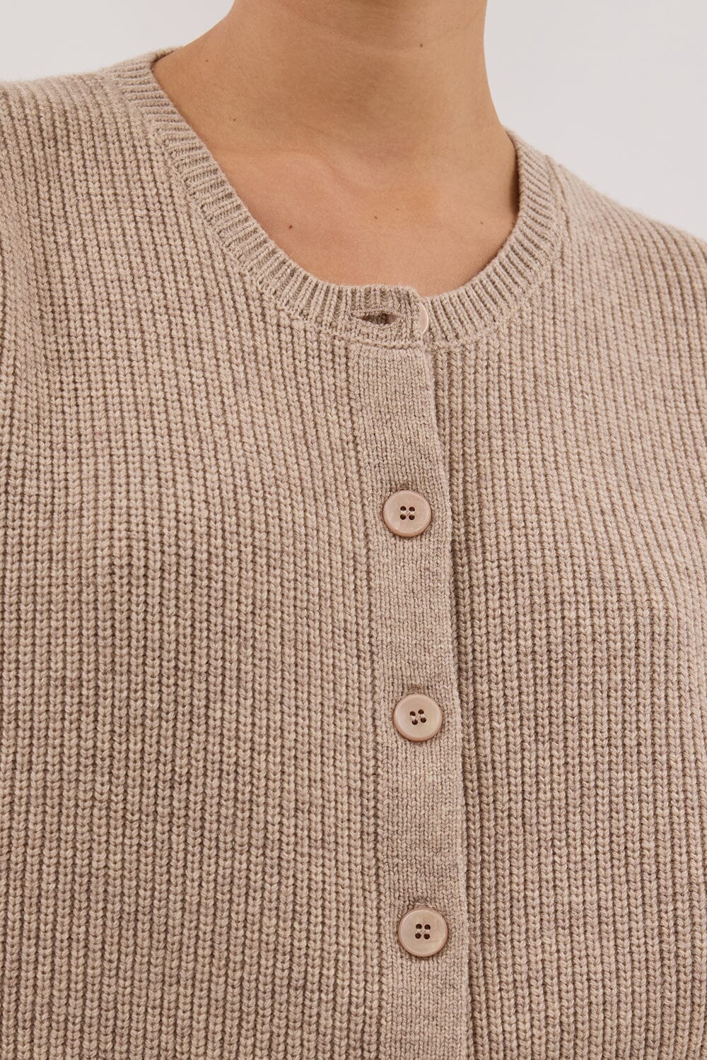 KATE OAT MARLE KNIT VEST - Image 6