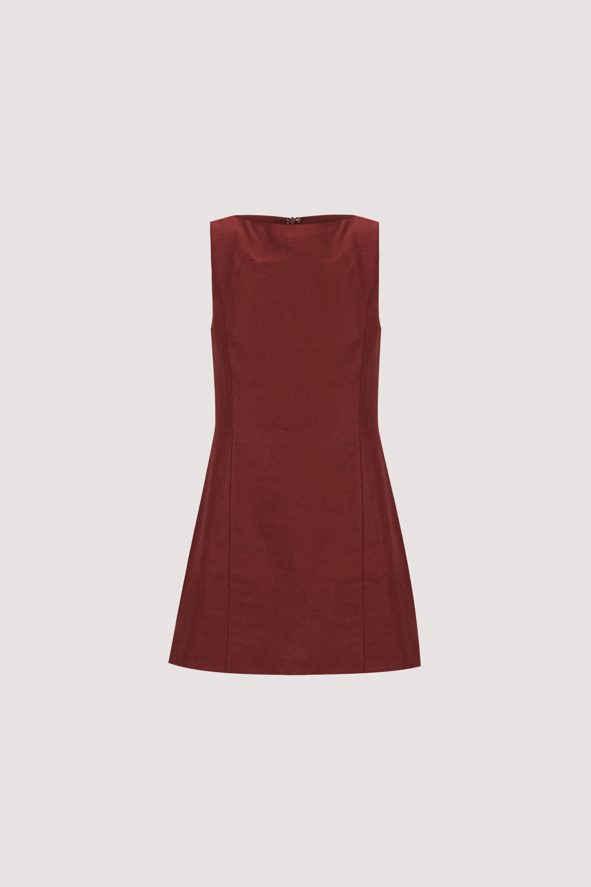 LACY SAHARA SLEEVELESS LINEN MINI DRESS - Image 8