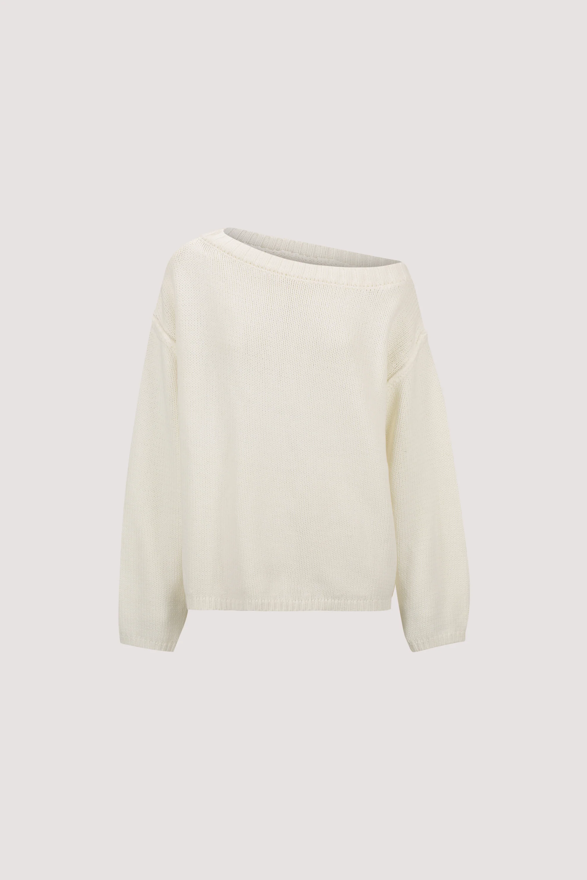 LEISLE CREAM ASYM KNIT JUMPER - Image 7